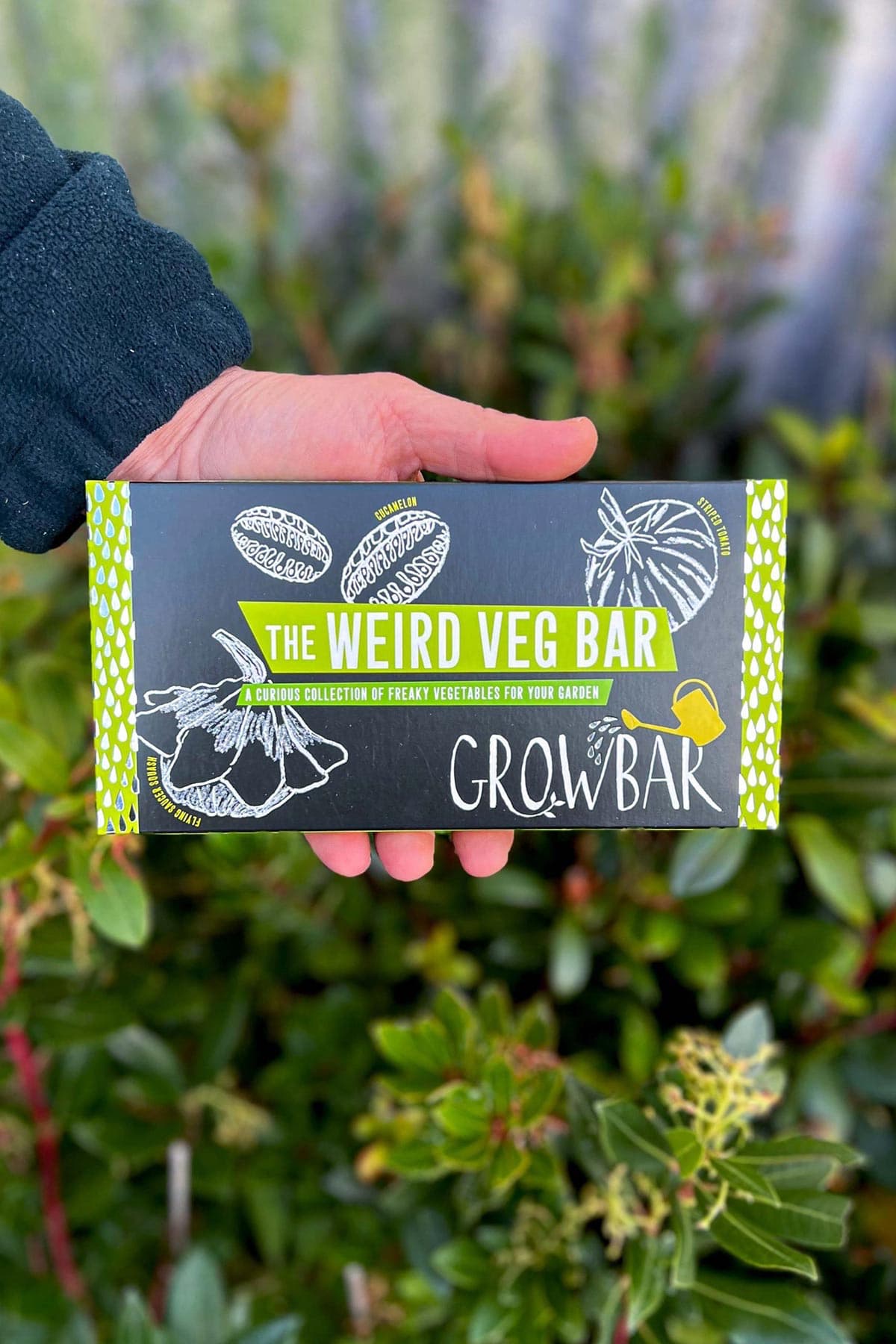 Weird Veg Growbar packaging unusual vegetable growing kit by Growbar at Urban Wild