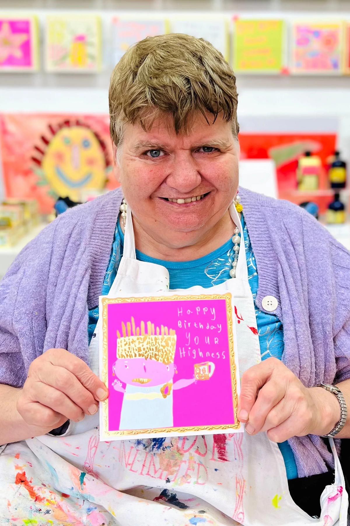 Characterful birthday card curated by Urban Wild