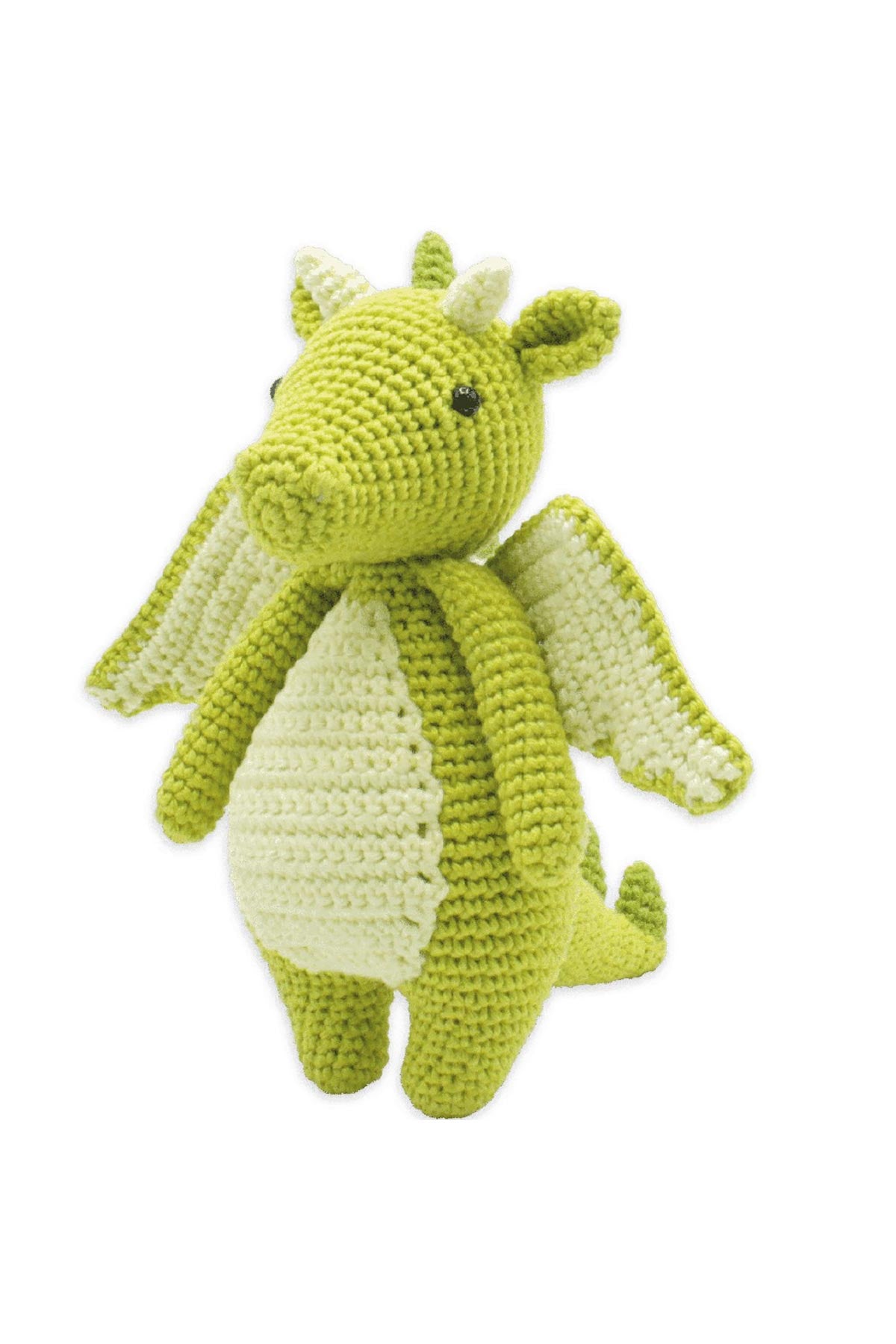 Completed Dragon Doris crochet toy