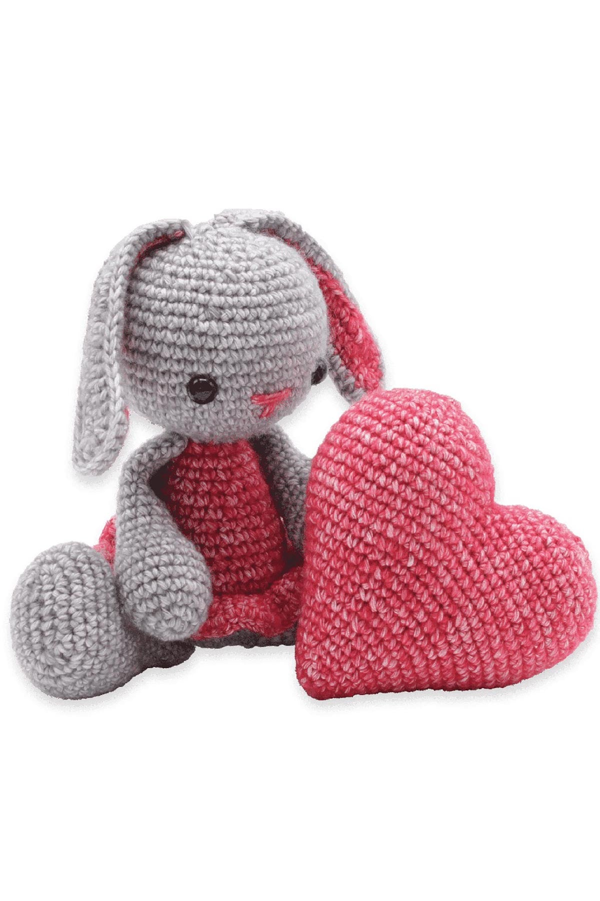 Finished crocheted Pippa Bunny toy