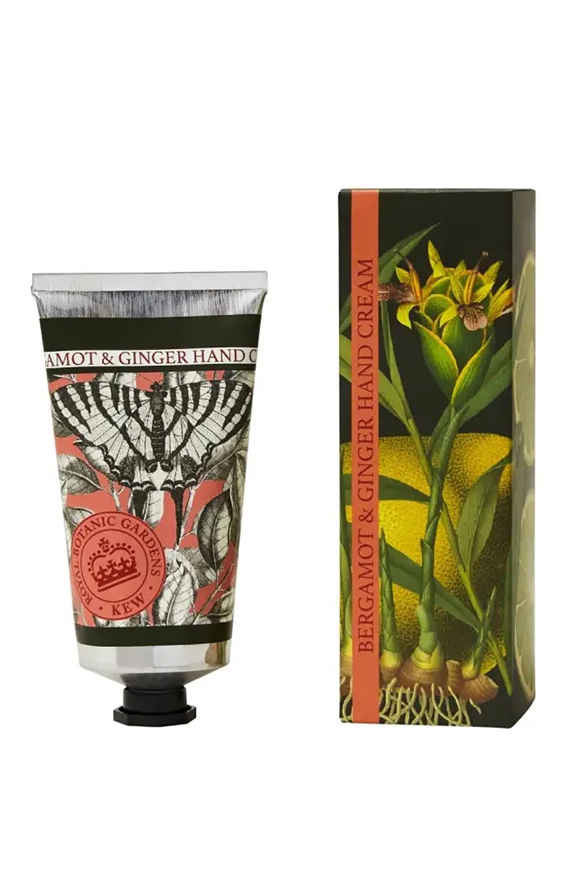 Kew Bergamot & Ginger botanical hand cream
