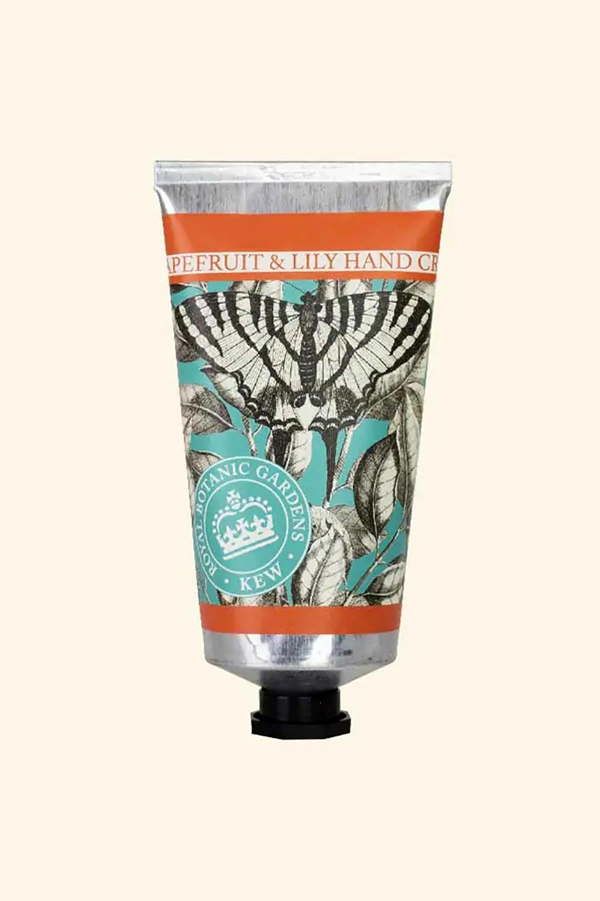 Kew Gardens Grapefruit and Lily Hand Cream tube by The English Soap Company at Urban Wild
