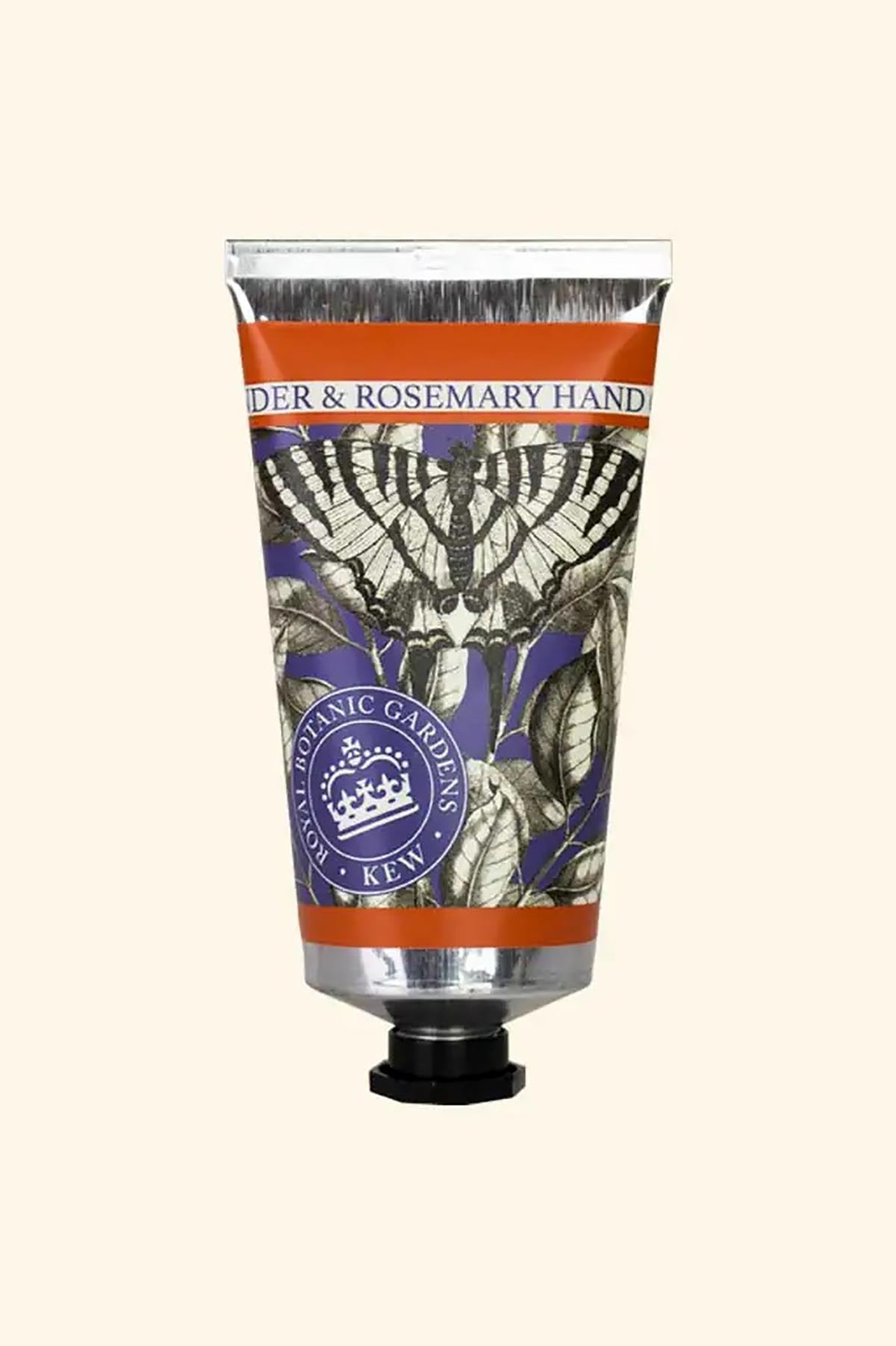 Kew Gardens Lavender and Rosemary Hand Cream tube by The English Soap Company at Urban Wild