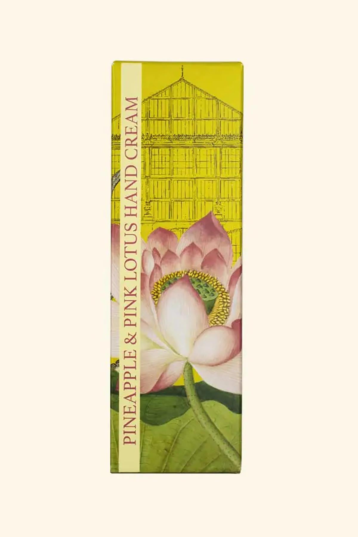 Boxed Kew Gardens Pineapple and Pink Lotus Hand Cream botanical packaging at Urban Wild
