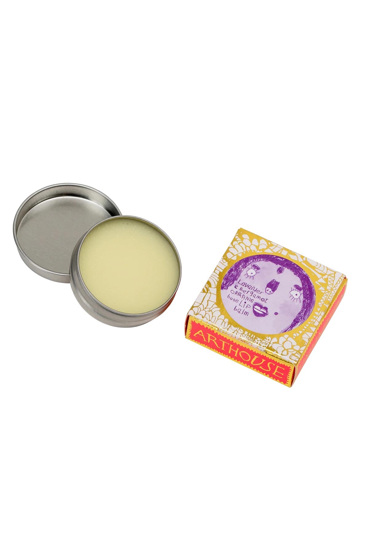 Illustrated calming lip balm by Arthouse Unlimited