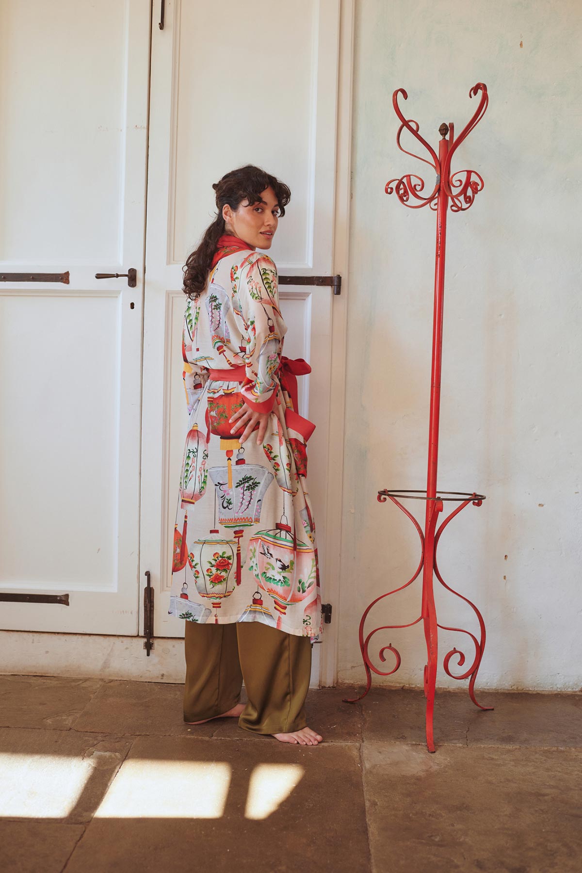 Design-led printed gown curated by Urban Wild