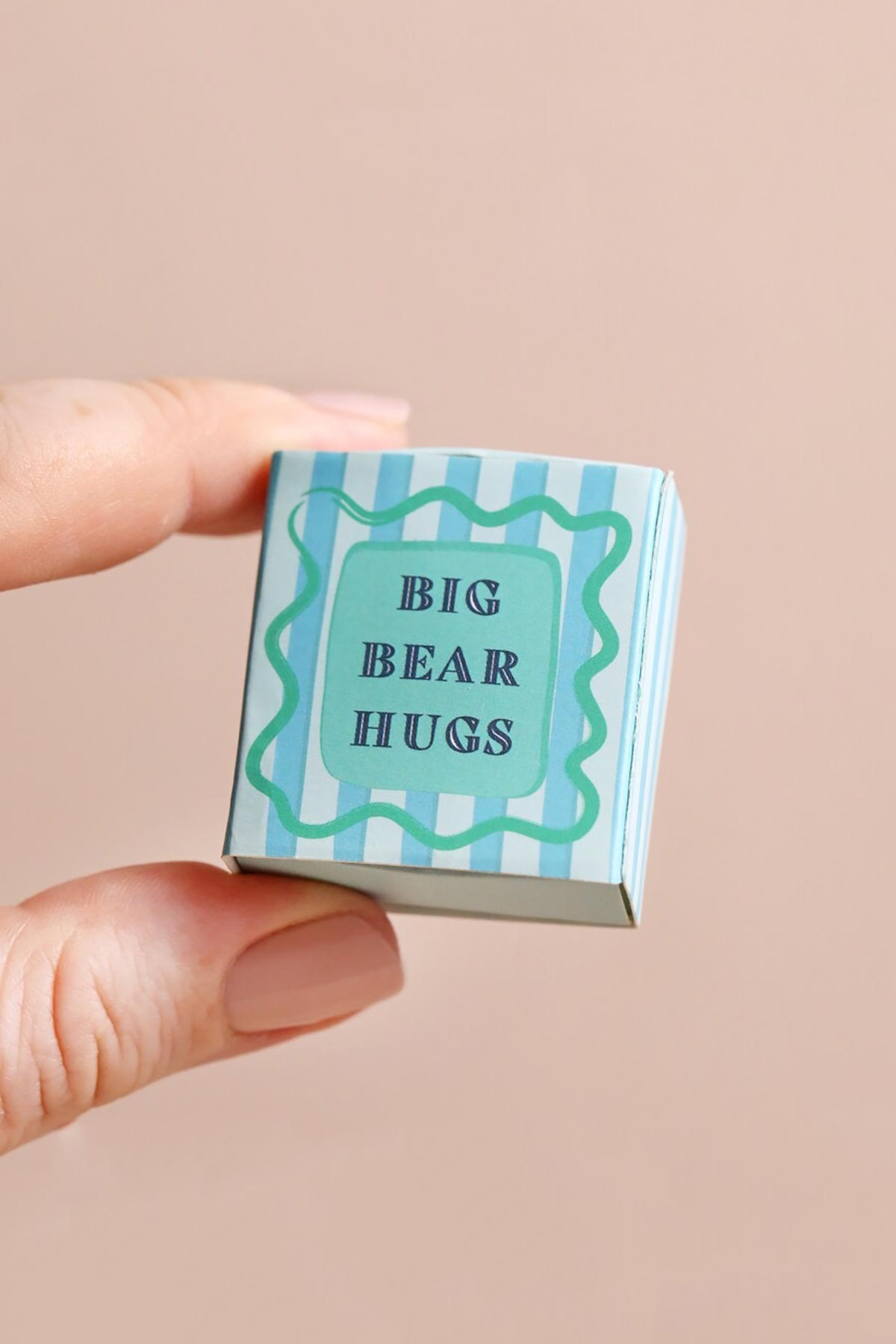 Lisa Angel Tiny Matchbox Ceramic Token Bear box