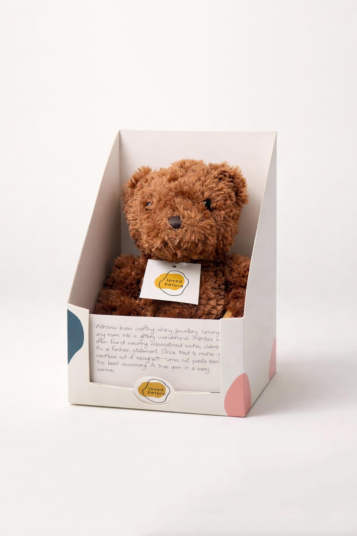 Wiktoria pre-loved bear soft toy by Loved Before at Urban Wild.