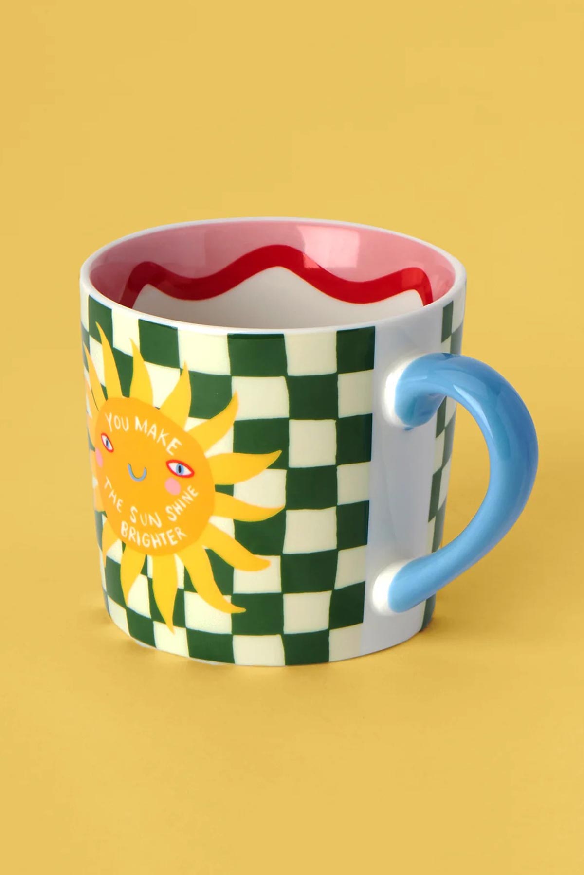Make The Sunshine Brighter Mug by Eleanor Bowmer in new bone china