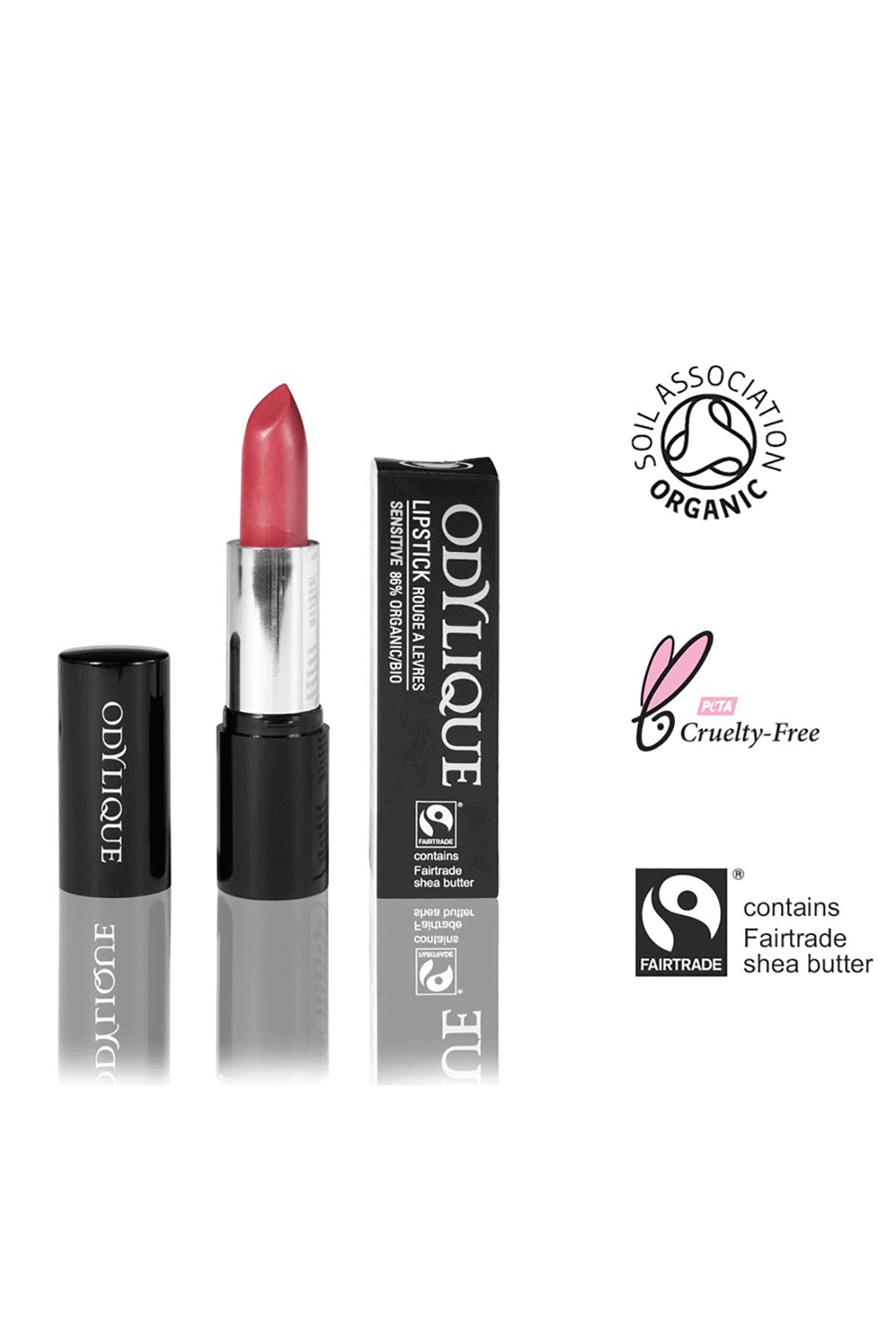 Natural rose mineral lipstick