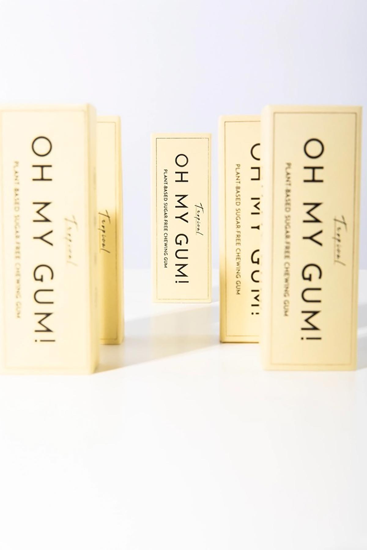 Sustainable fruity chewing gum