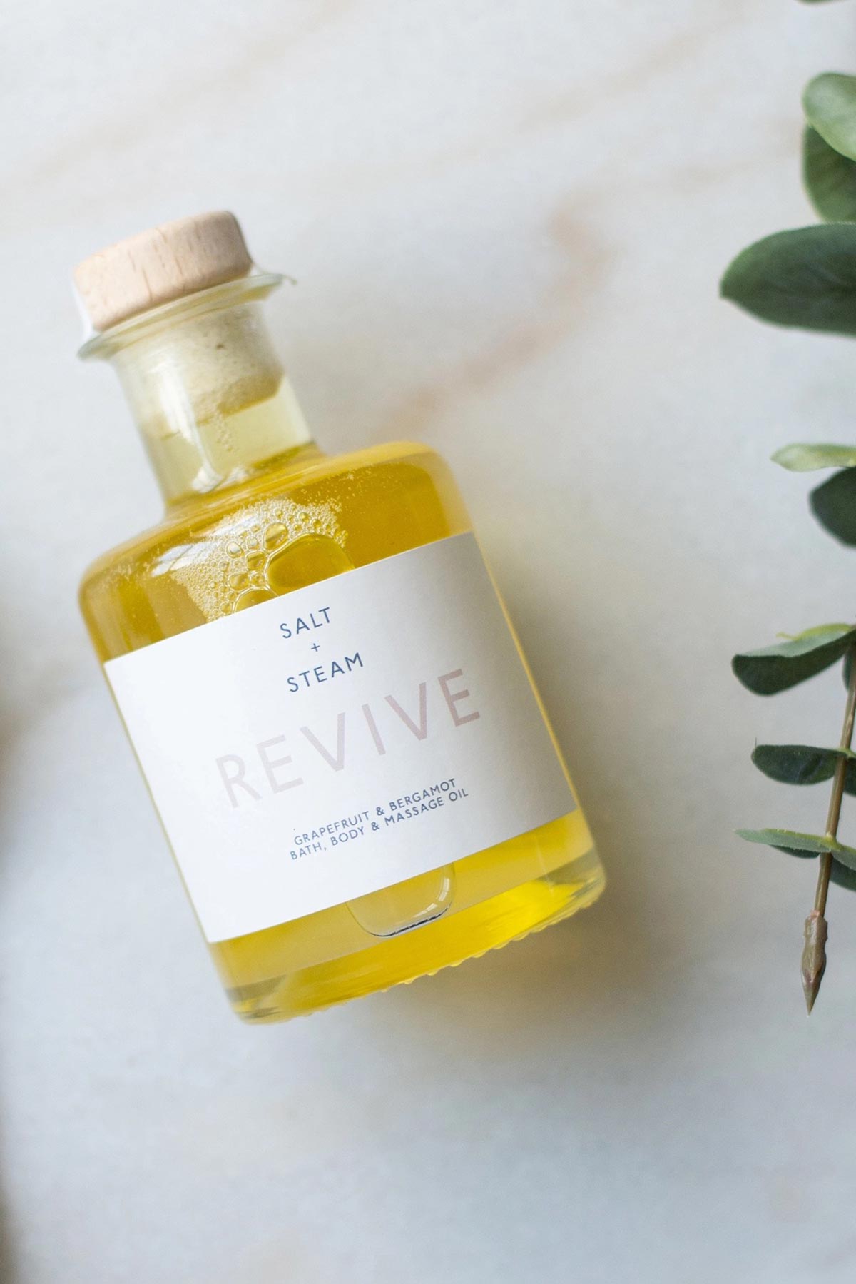 Revive bath and body oil grapefruit bergamot by Salt + Steam at Urban Wild