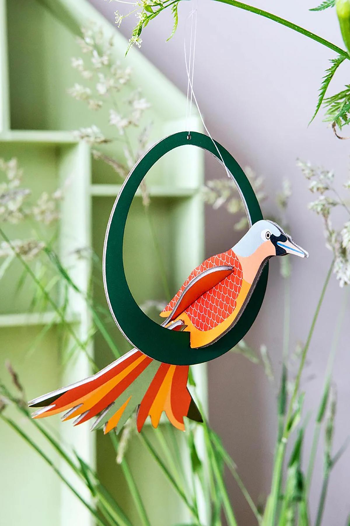 Swinging Lady Obi pop-out card displayed