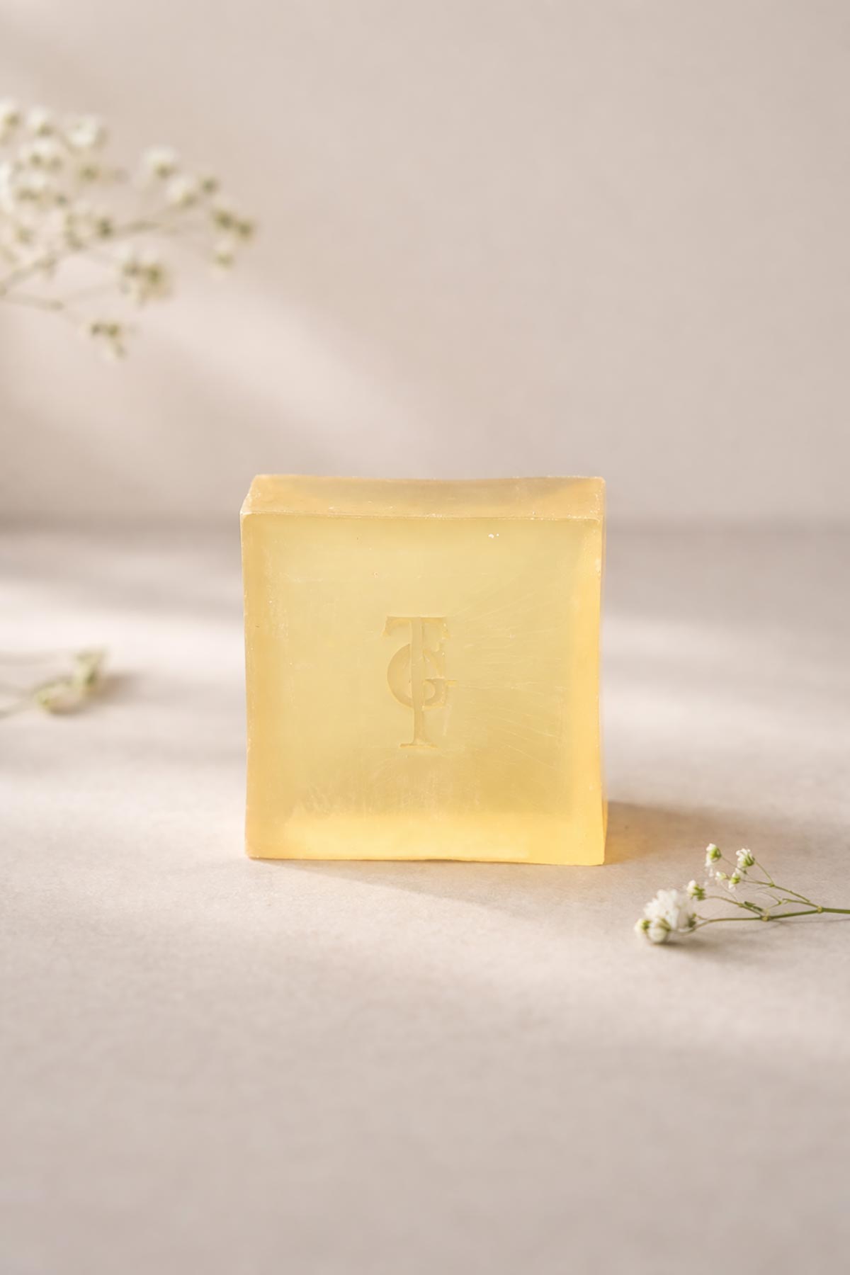 Close detail of True Grace Cedar and Rose Natural Soap