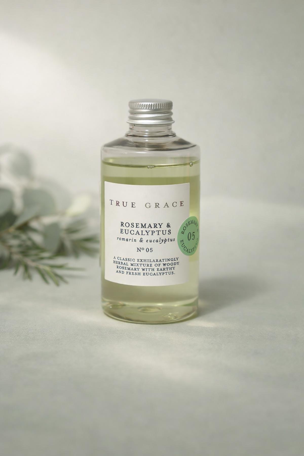 True Grace Rosemary and Eucalyptus Diffuser Refill herbal fragrance