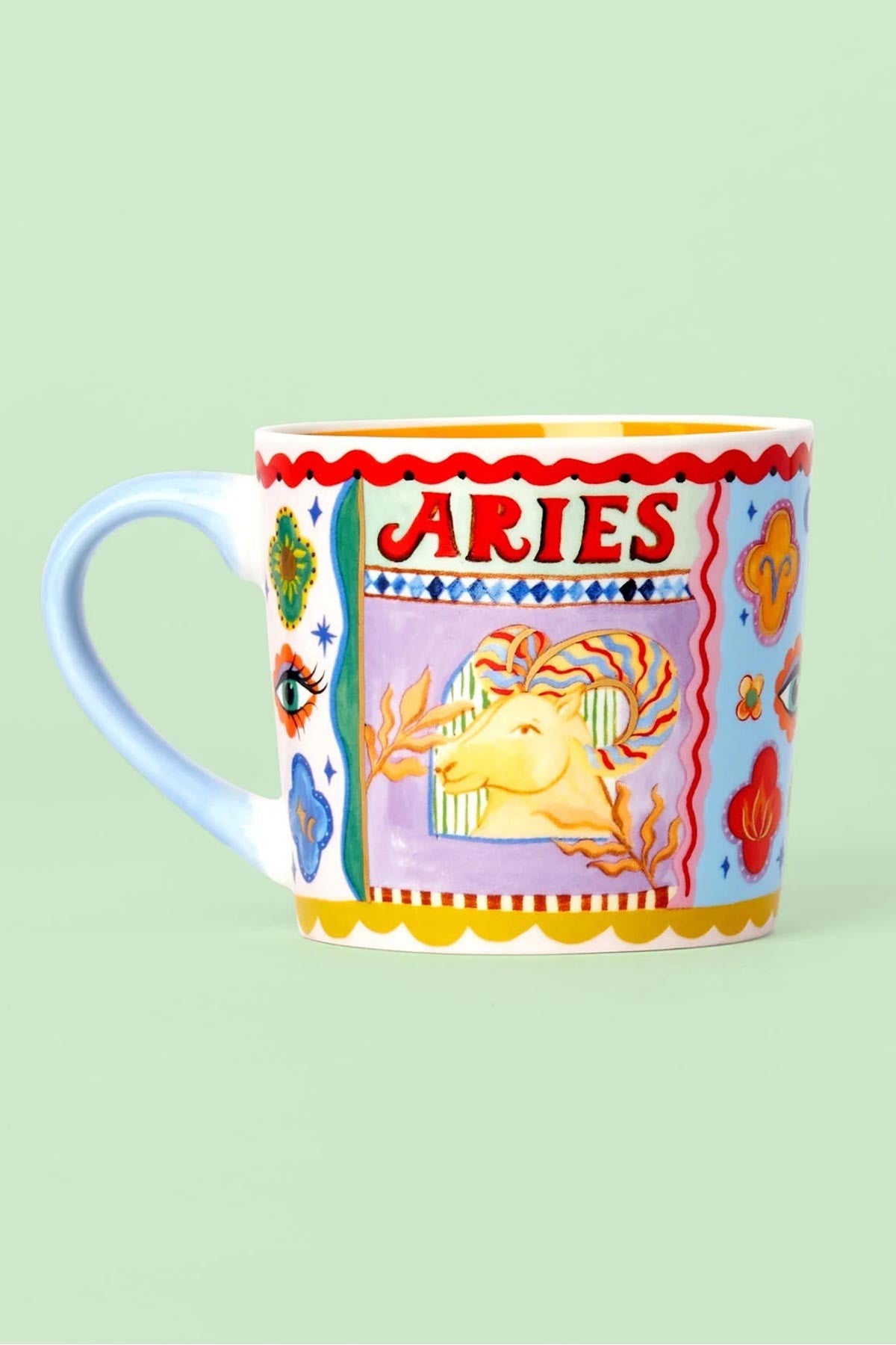 Aries Zodiac Hand Painted Design Mug — Urban Wild