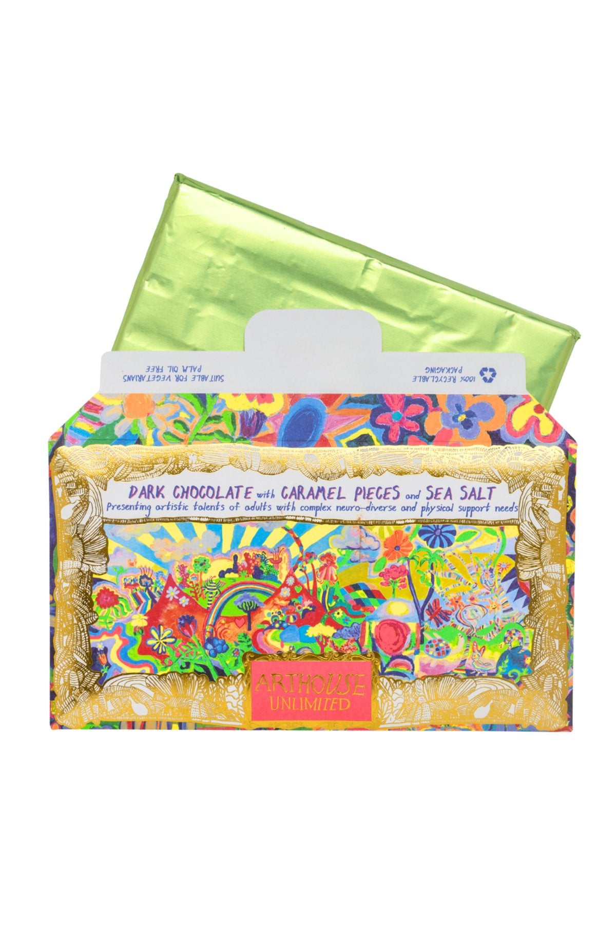 Joy Revolution Dark Chocolate Bar With Caramel And Sea Salt | Urban Wild