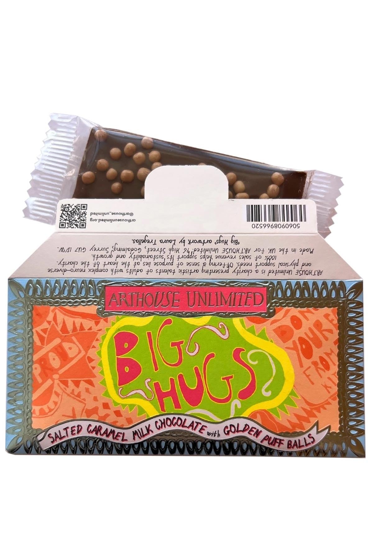 Joy Sized Salted Caramel Milk Chocolate Bar with Golden Puff Balls — Urban Wild