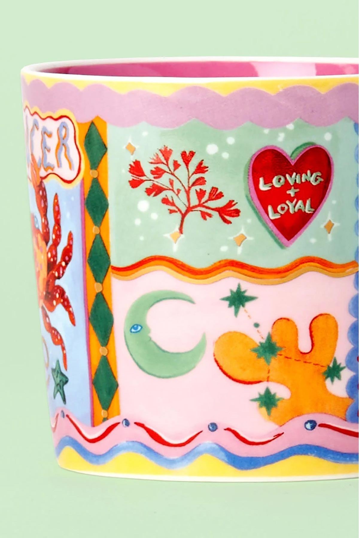 Cancer Zodiac Hand Painted Design Mug — Urban Wild