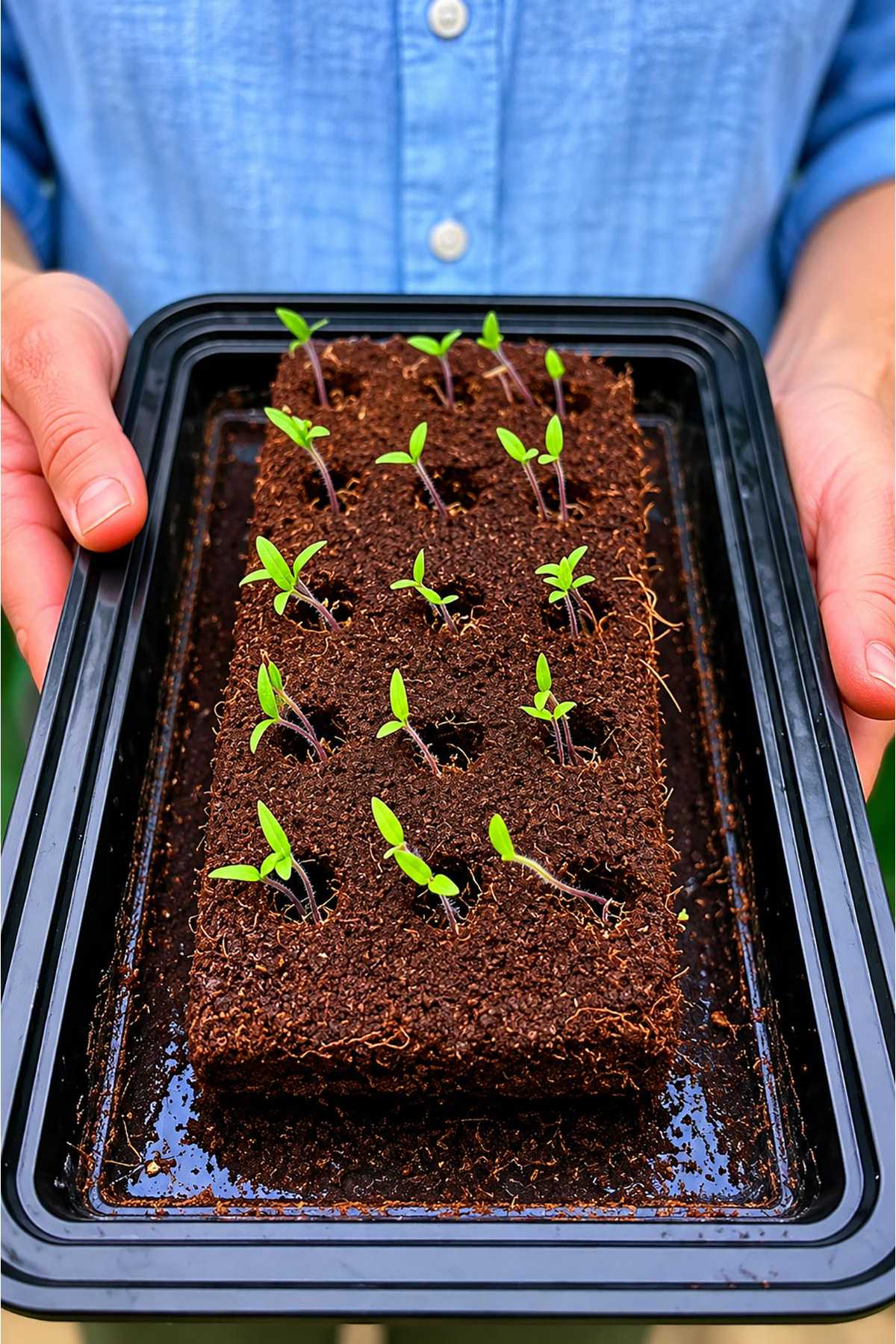Three-step instructions showing how to grow your eco-friendly Growbar at home — Urban Wild