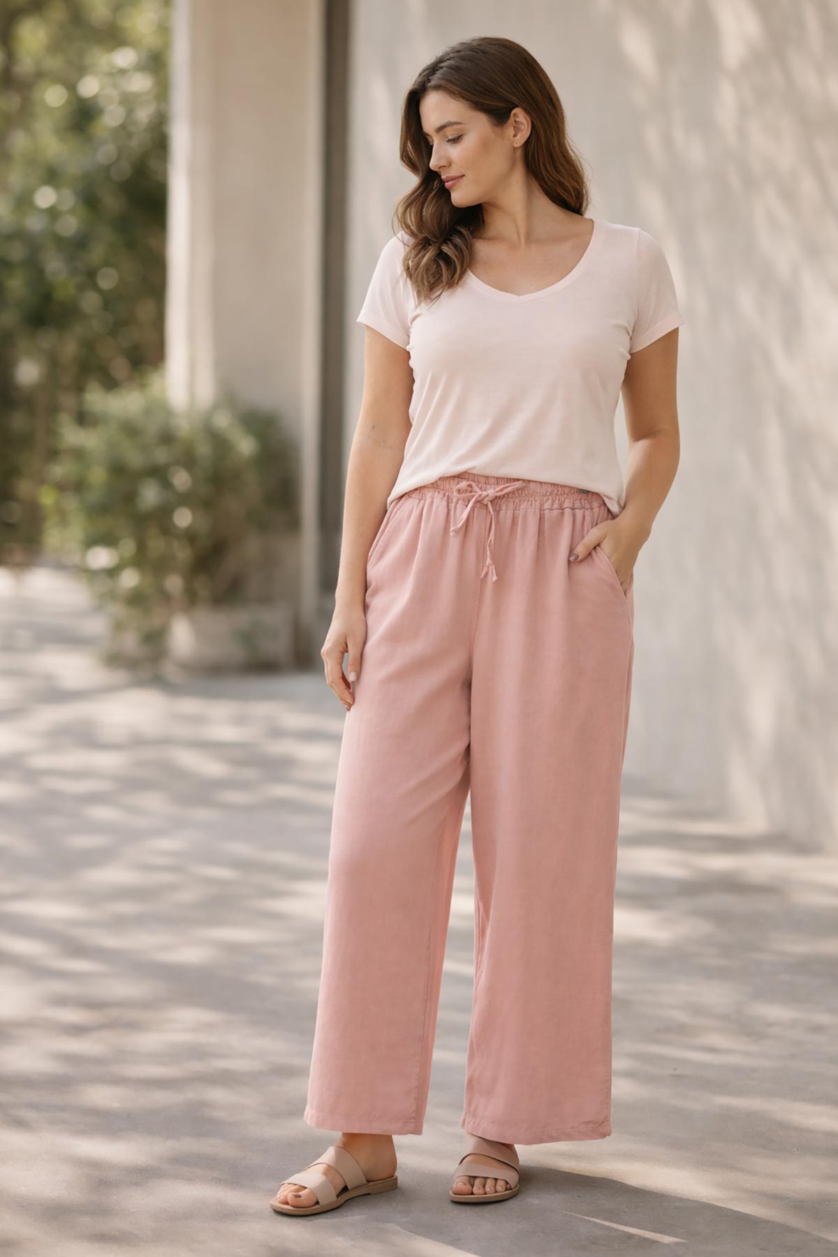 Close-up of 100% cotton needle cord fabric