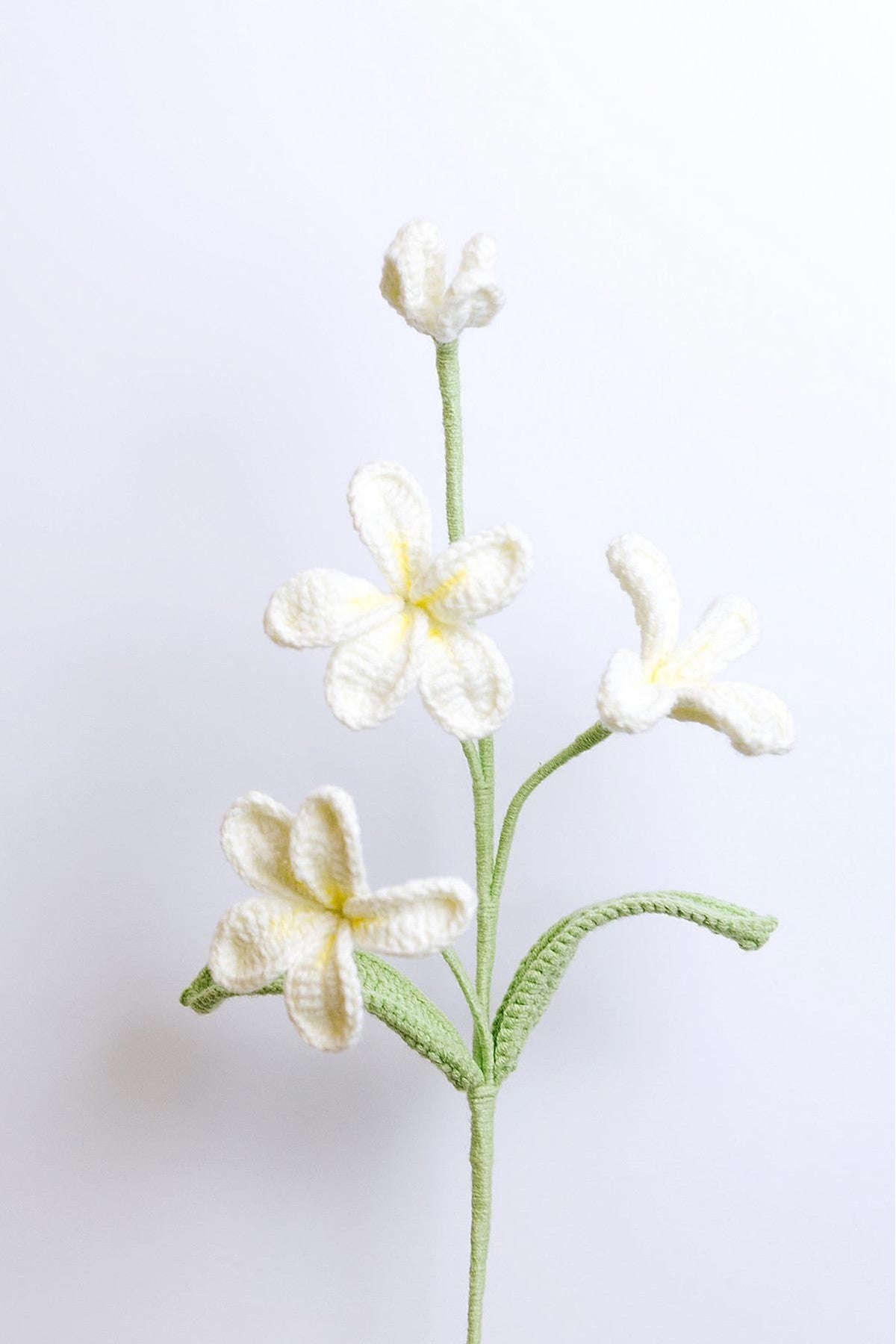 Handmade Crochet Frangipani Flower Stem — Urban Wild