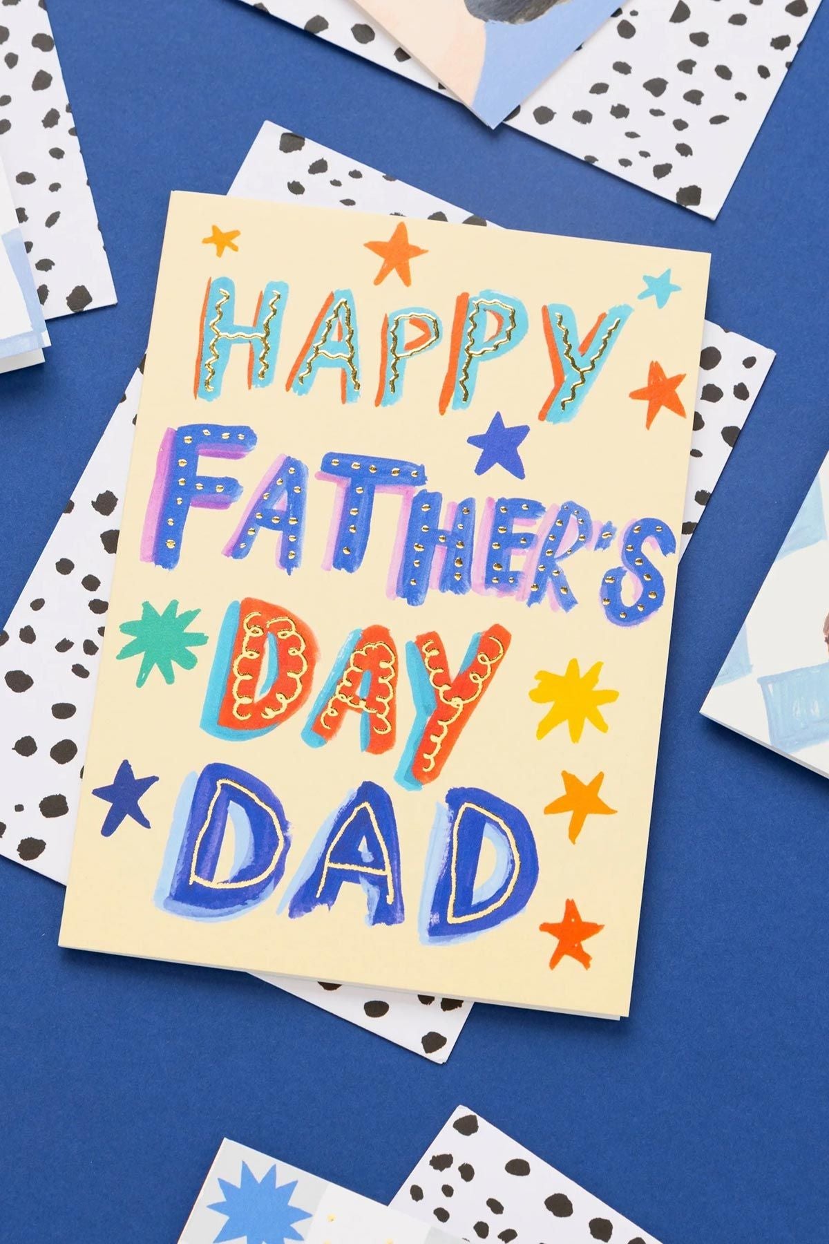 Happy Father's Day Dad Greeting Card with Gold Foil — Urban Wild