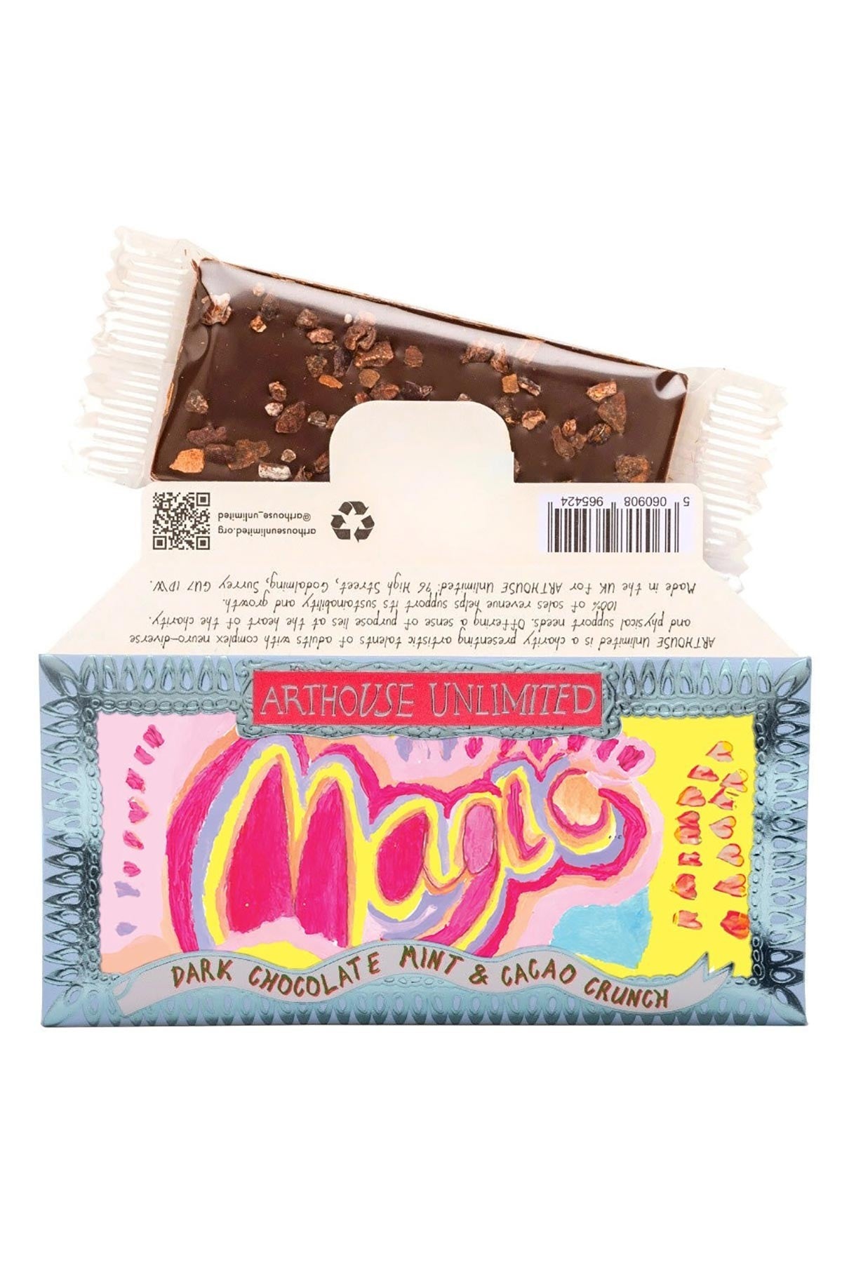 Joy Sized Dark Chocolate Mint and Cacao Crunch Bar — Urban Wild