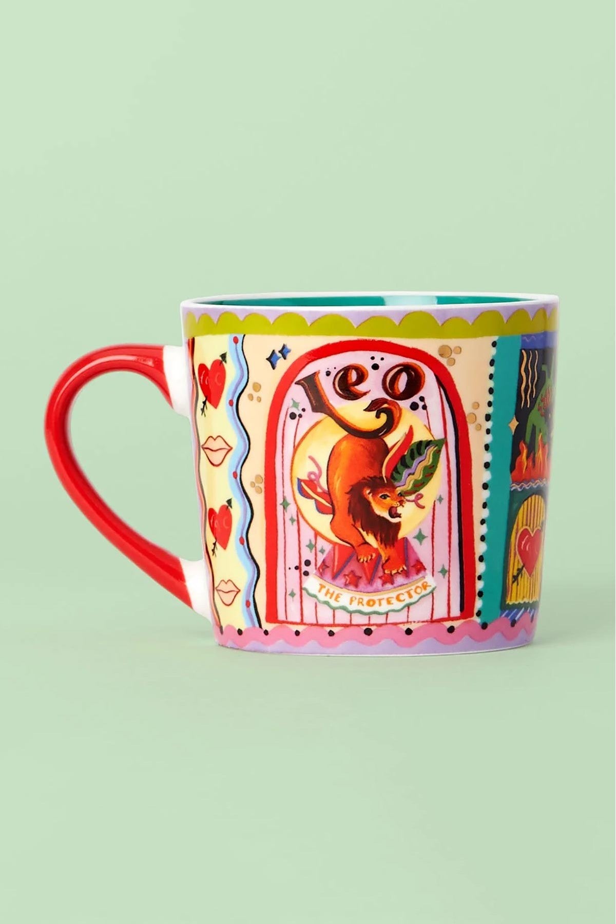 Leo Zodiac Hand Painted Design Mug — Urban Wild
