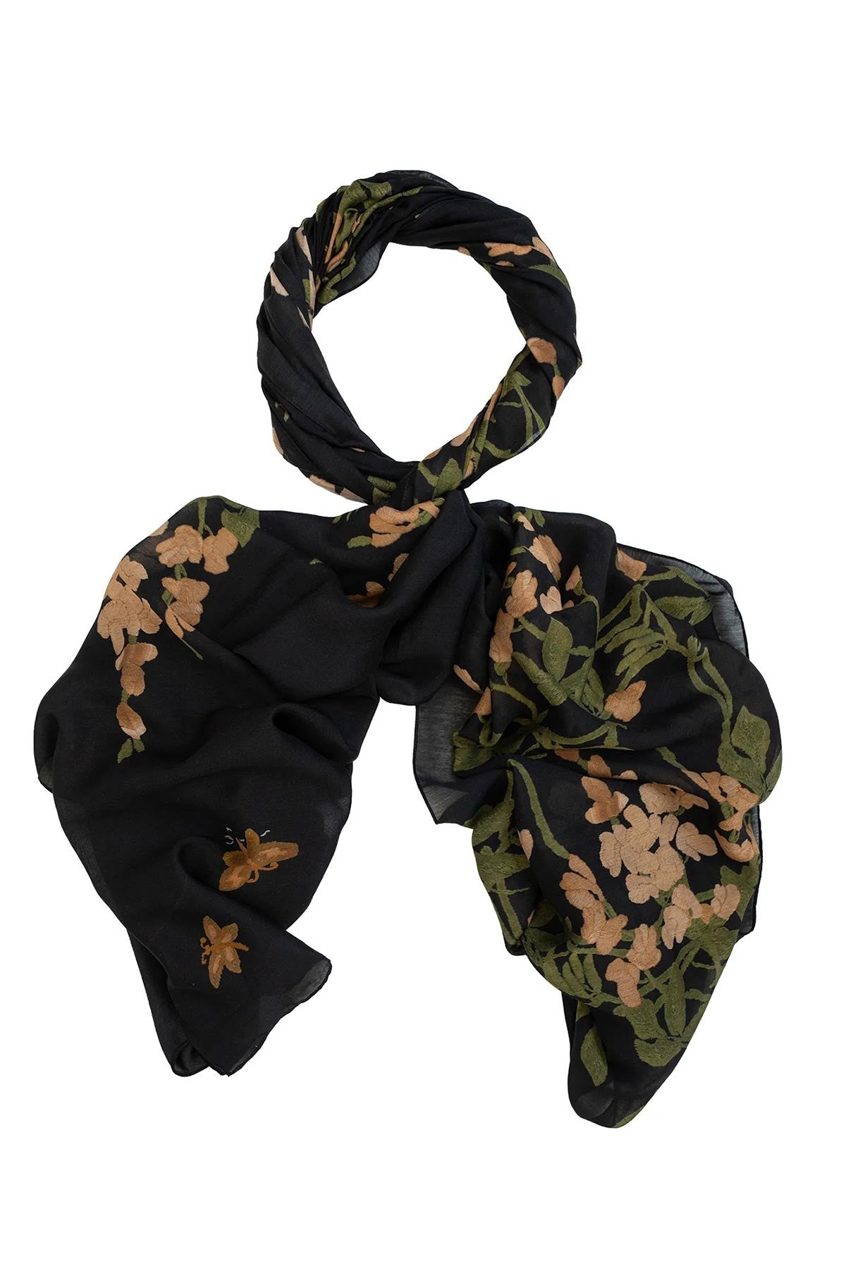 Wisteria Black Scarf — Urban Wild