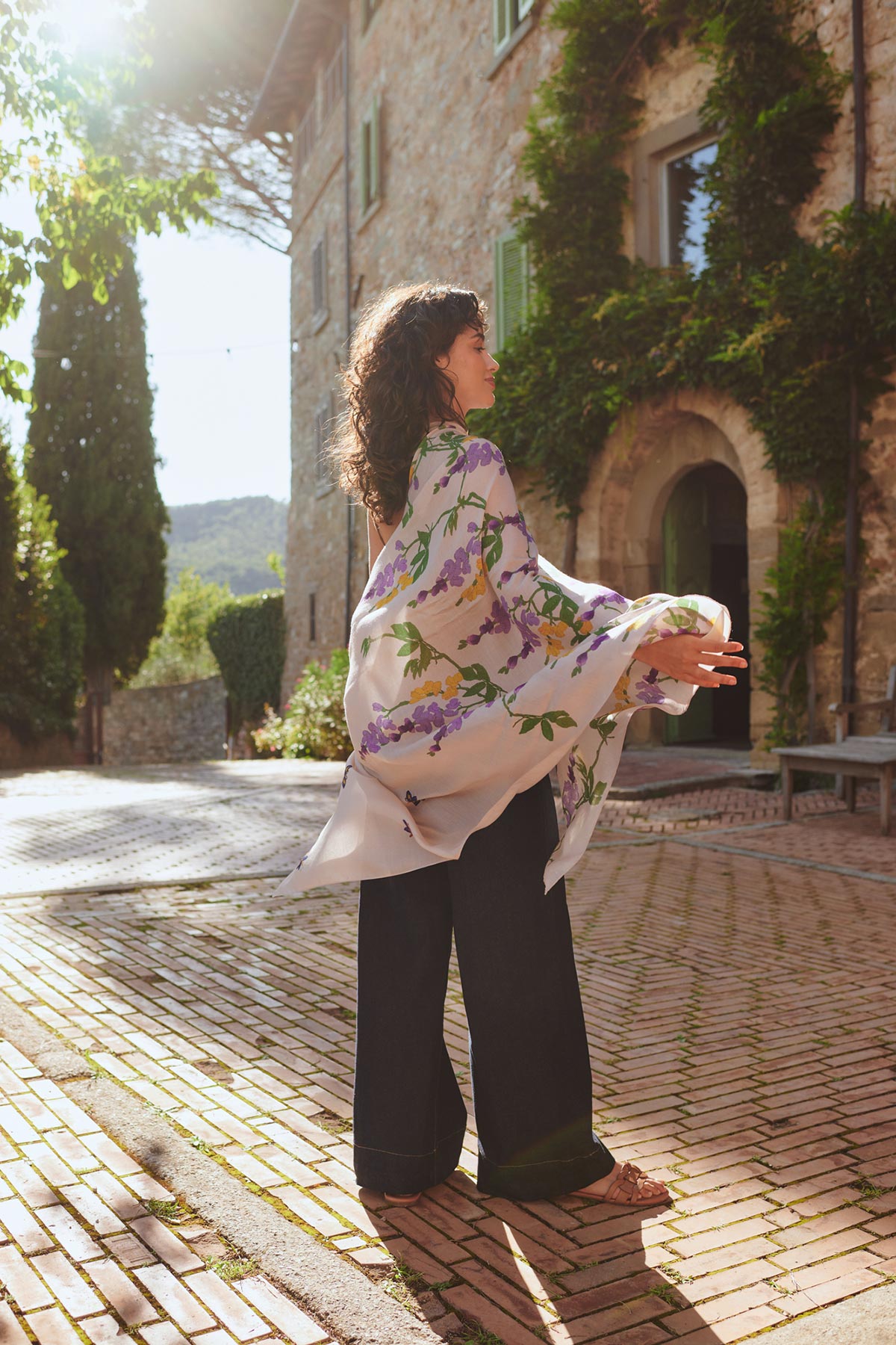 Design-led printed scarf curated by Urban Wild