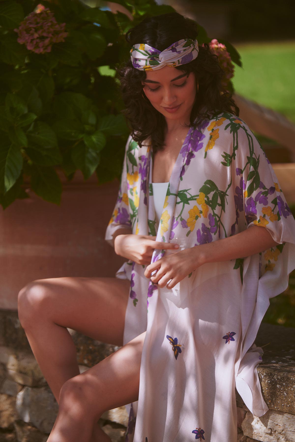 Wisteria Lilac throwover by One Hundred Stars at Urban Wild