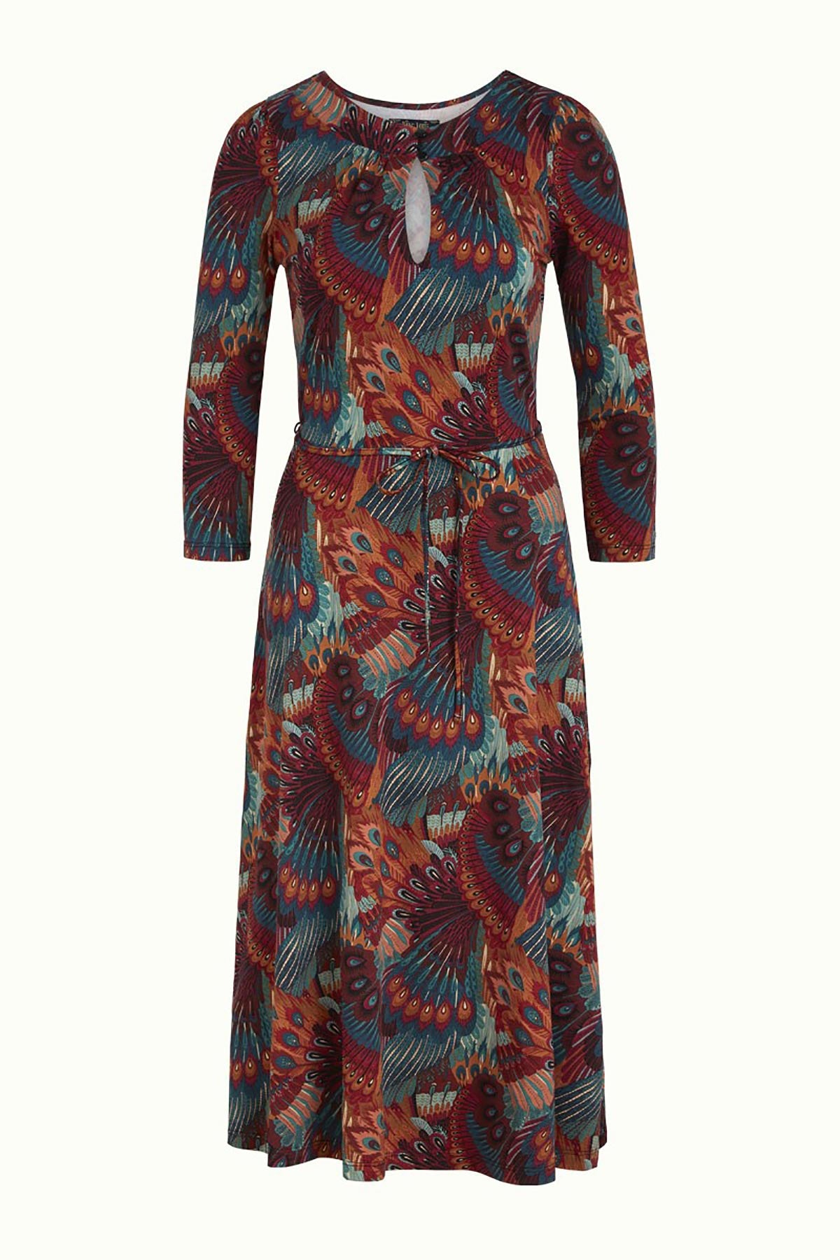 King Louie Lee Dress Sashay In Truffle Red