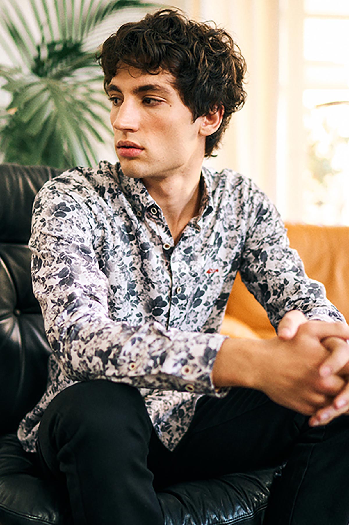 Dario Beltran Soul Foncea Long Sleeve Viscose Shirt