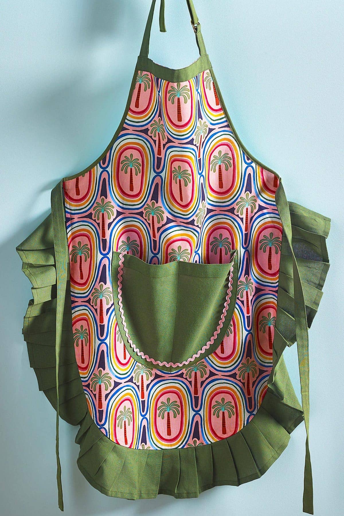 Eleanor Bowmer Electric Coast Palm Tree Apron