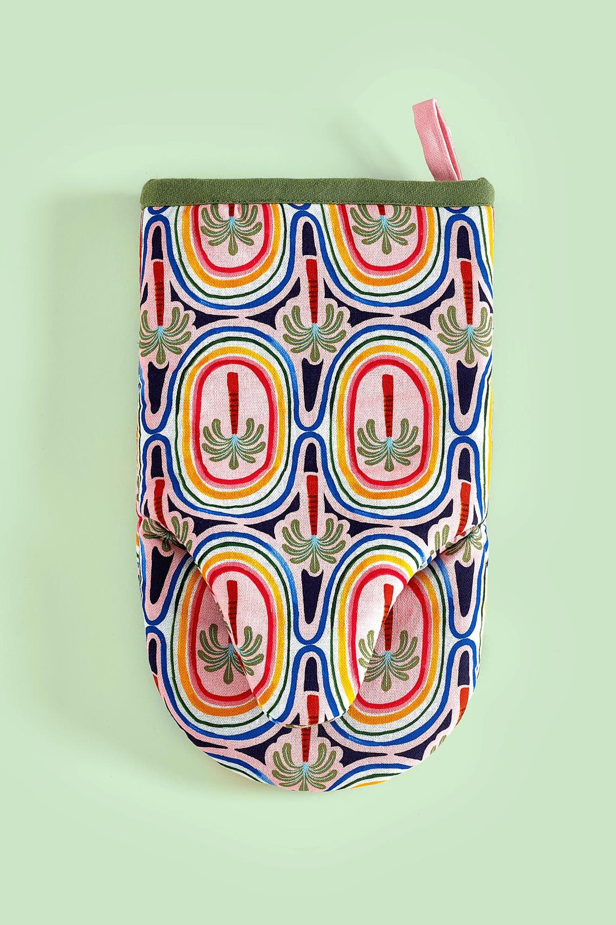Eleanor Bowmer Electric Coast Palm Tree Oven Glove