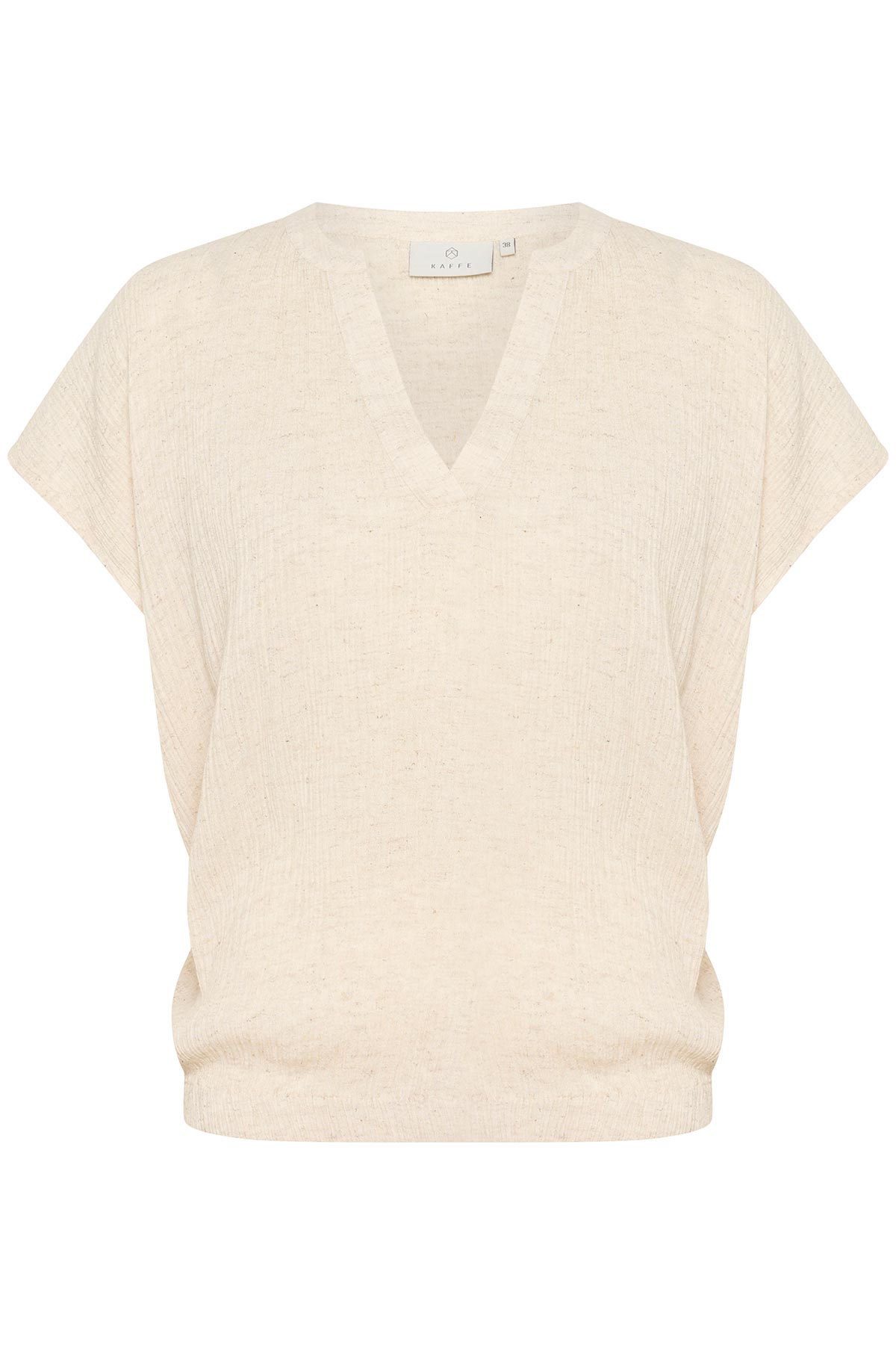 Kaffe KAgitte Blouse In Feather Gray Melange