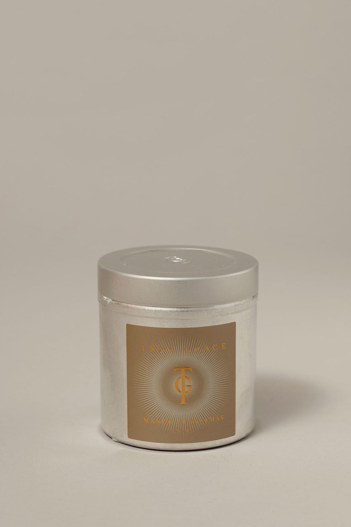 True Grace Manor Christmas Tin Candle