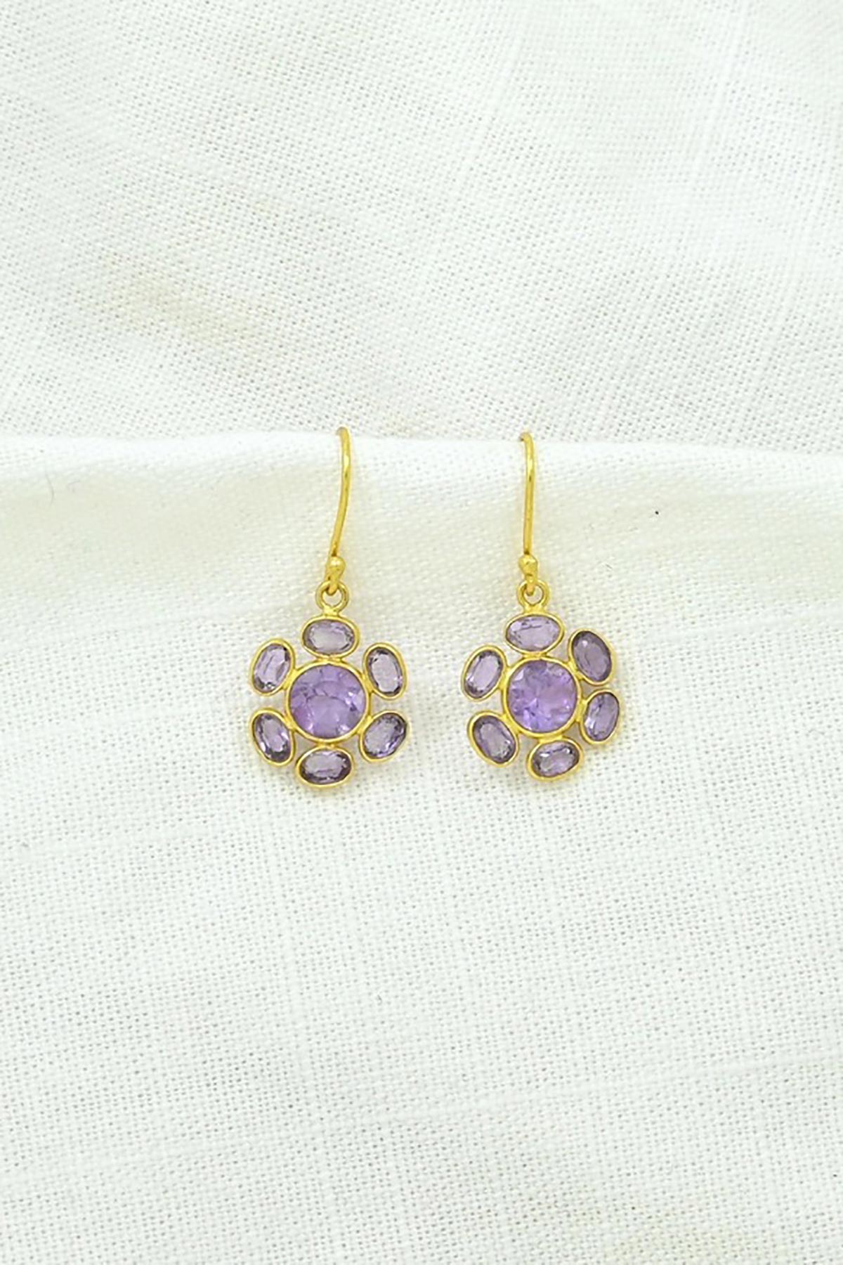 Noyre Berlin Anneliese Earring - Purple Amethyst
