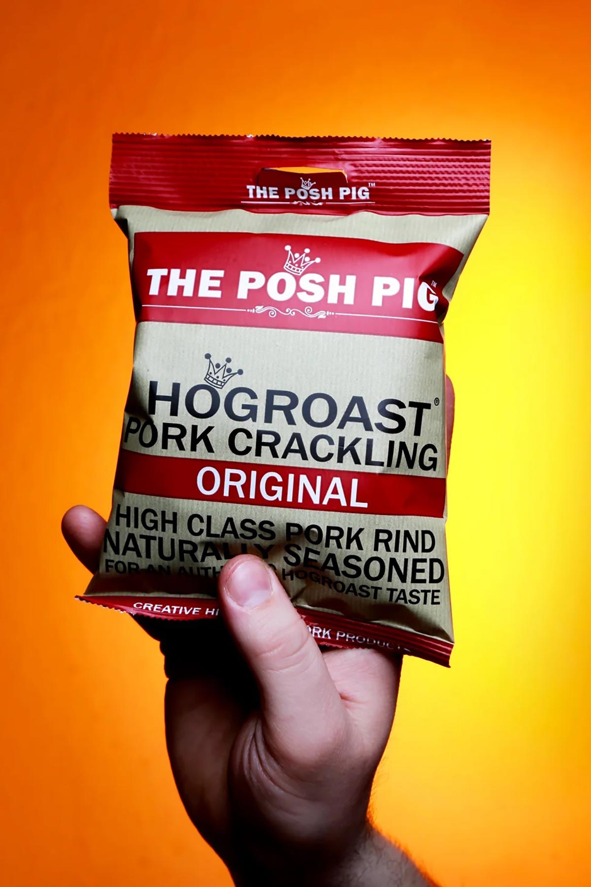 The Posh Pig Original Flavoured Pork Crackling