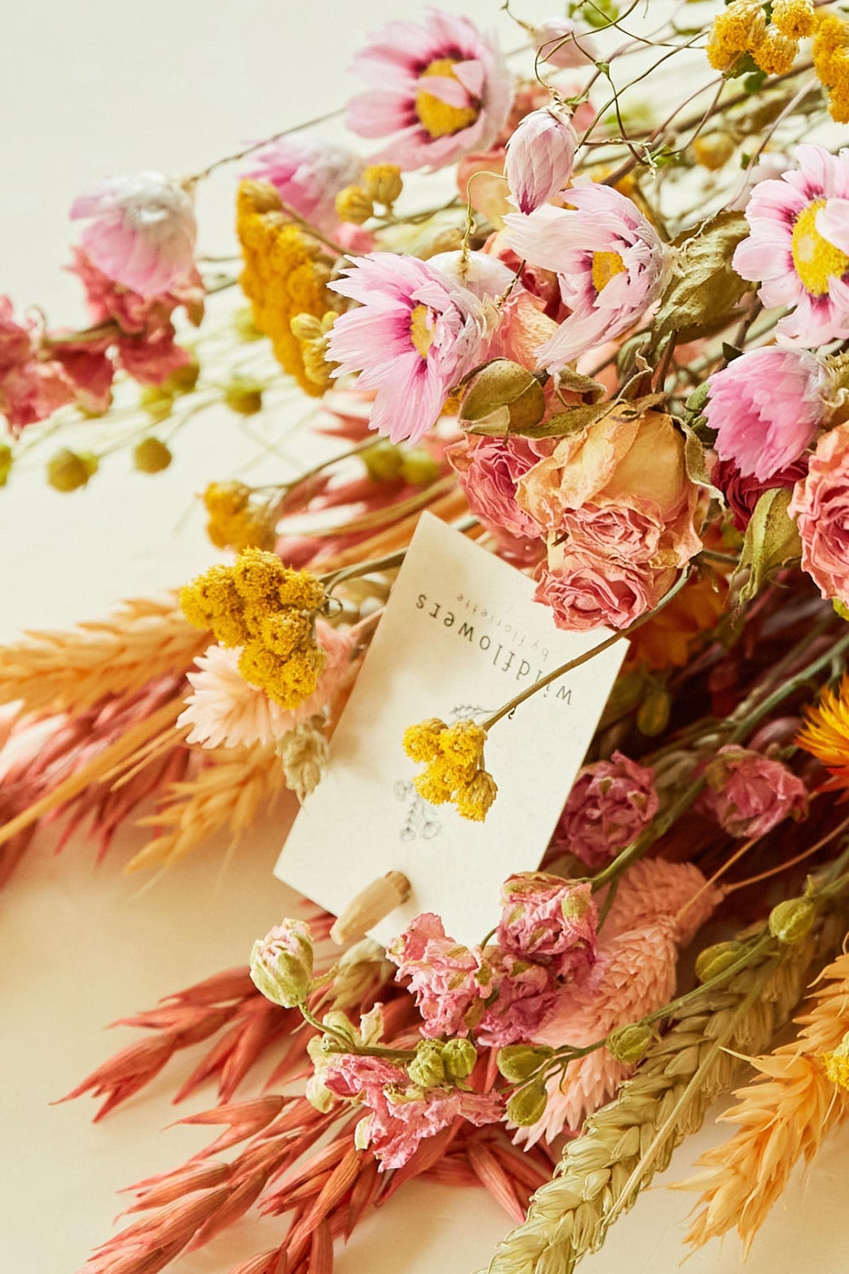 Wildflowers By Floriette Large Sunny Delight Dried Flowers Field Bouquet