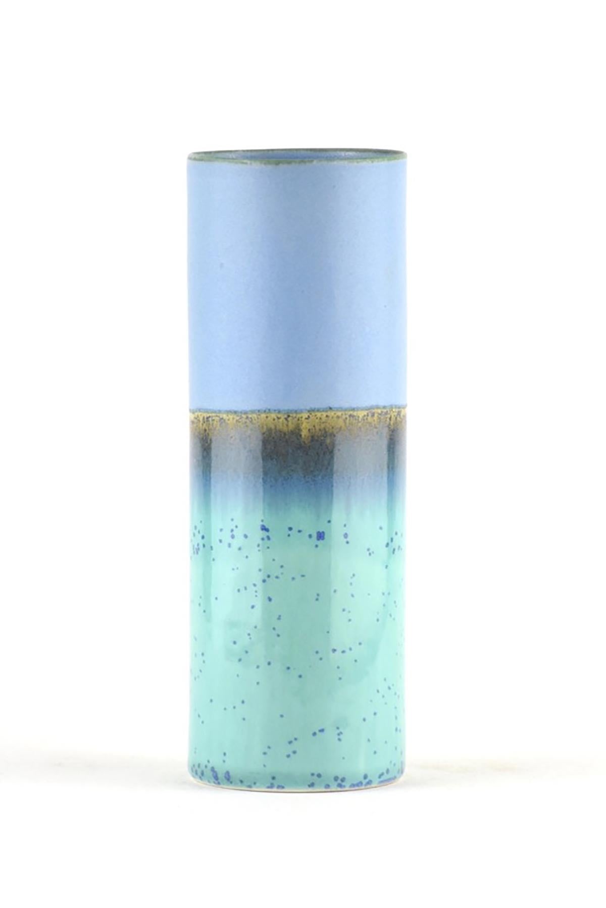 SGW Lab Turquoise Cylinder Vase