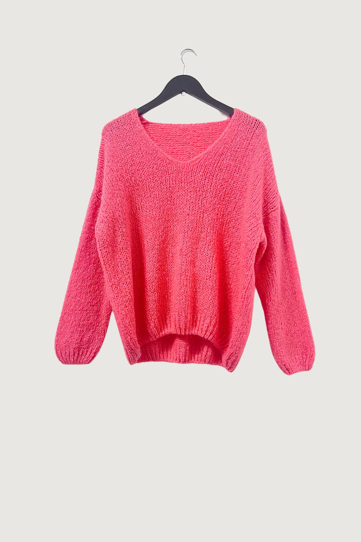 Mia Strada London Woolly Jumper In Berry Pink