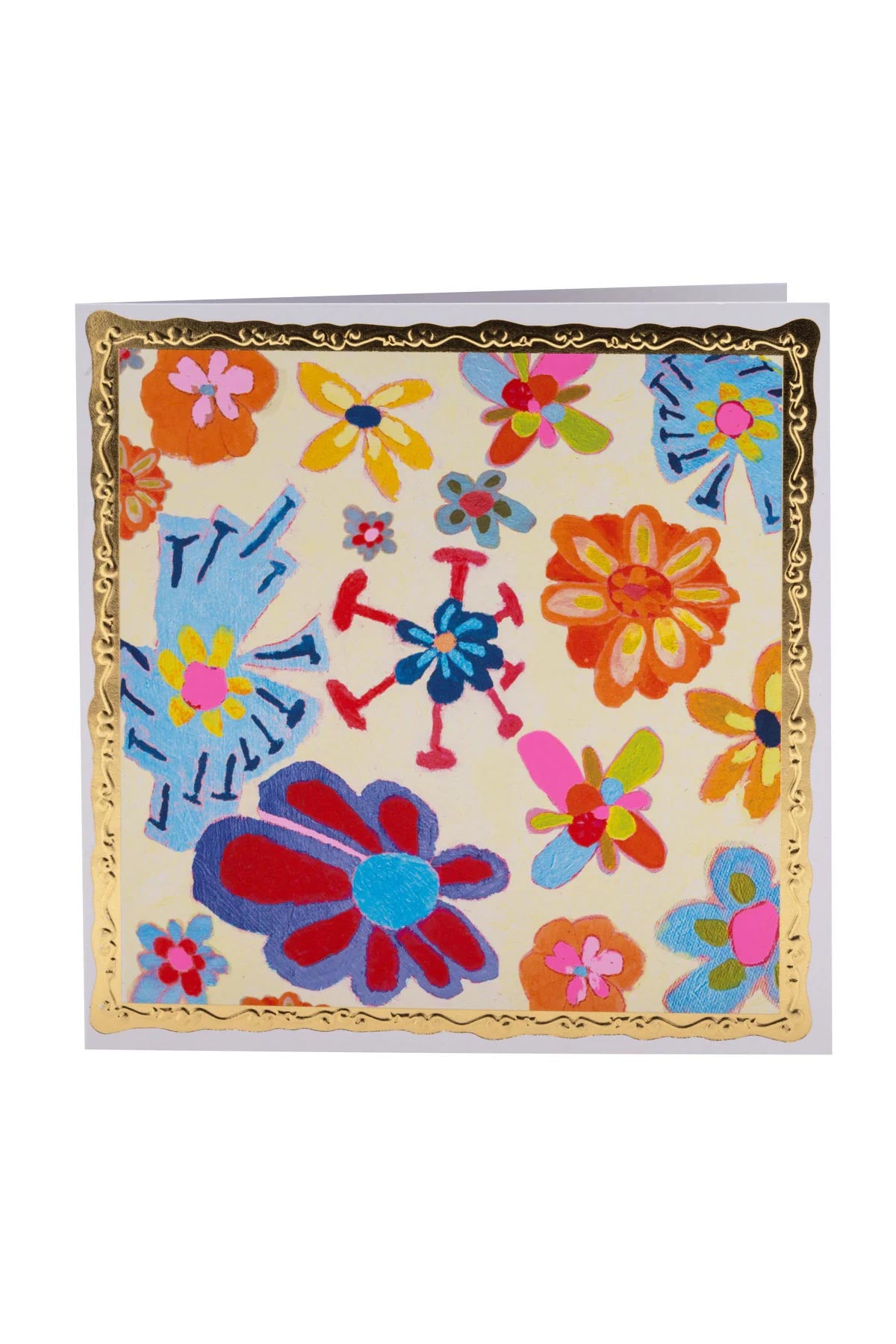 Flowers greetings card by Arthouse Unlimited