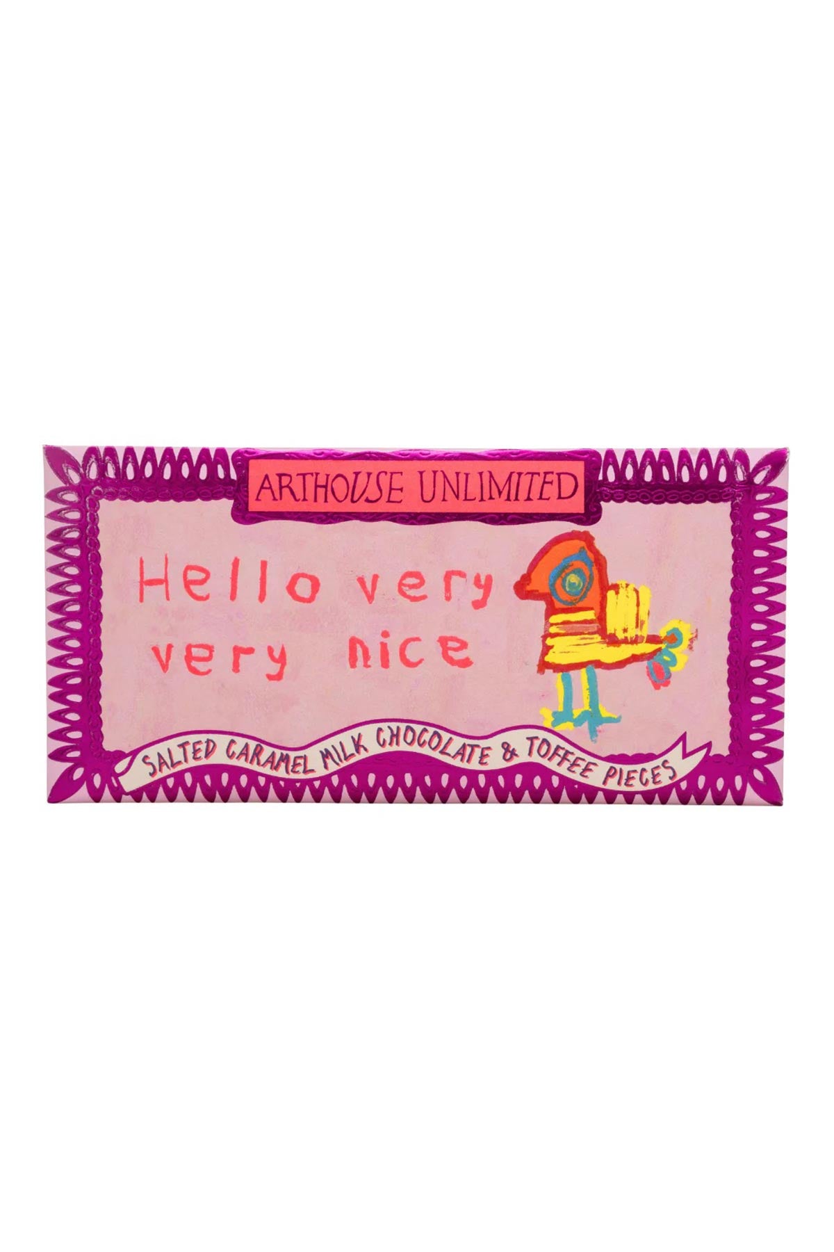 Ethical chocolate with inclusive art packaging