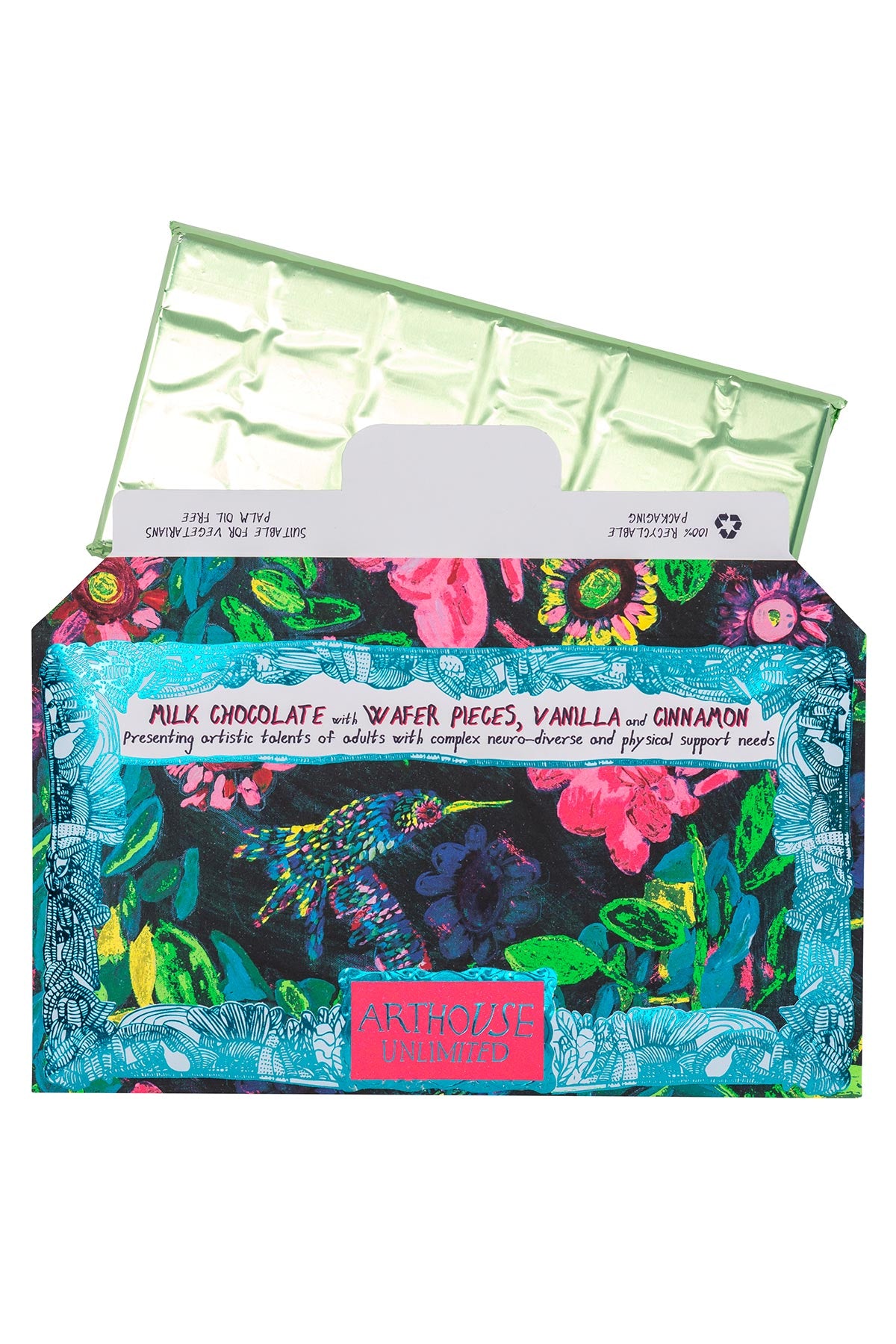 ARTHOUSE Unlimited Sweet Nectar Milk Chocolate Bar with wafer and vanilla