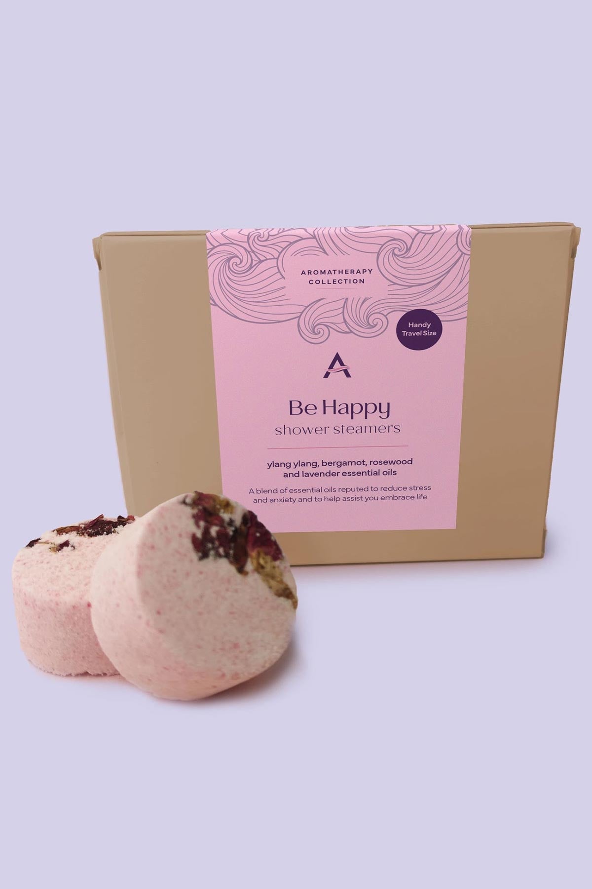 Ascent Be Happy Stress Relief Shower Steamers Travel Pack