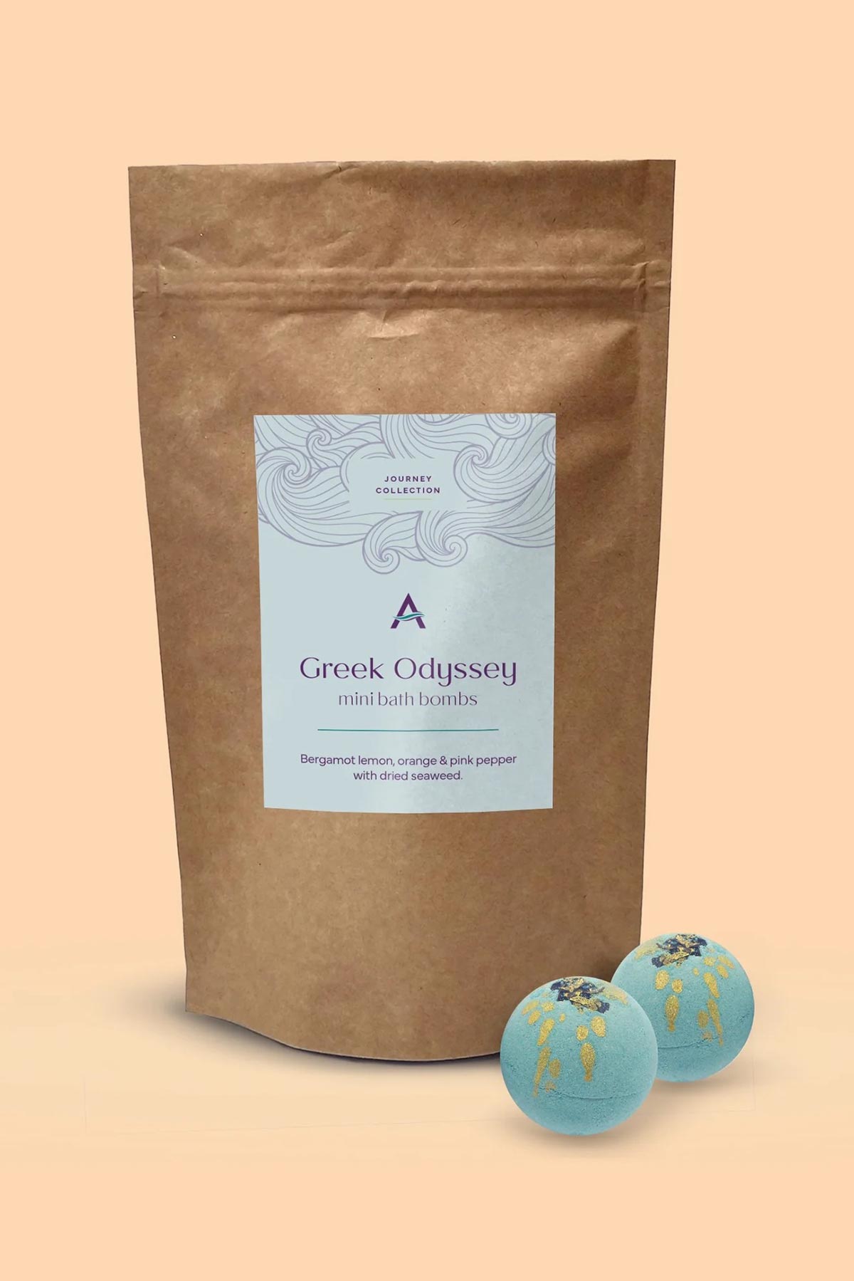 Ascent bergamot and pink pepper mini bath bombs