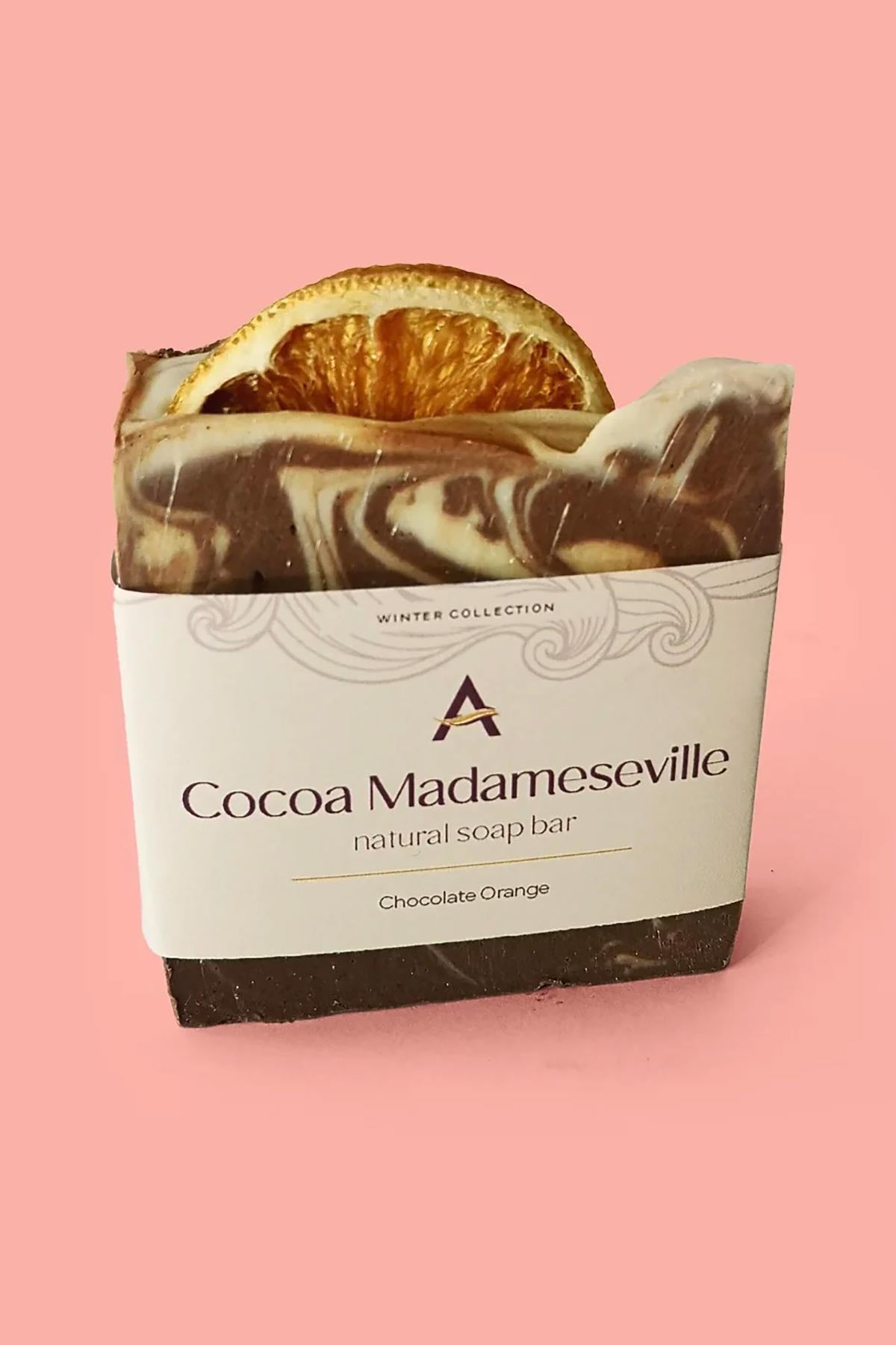Cocoa Mademoiselle soap bar styled for gifting