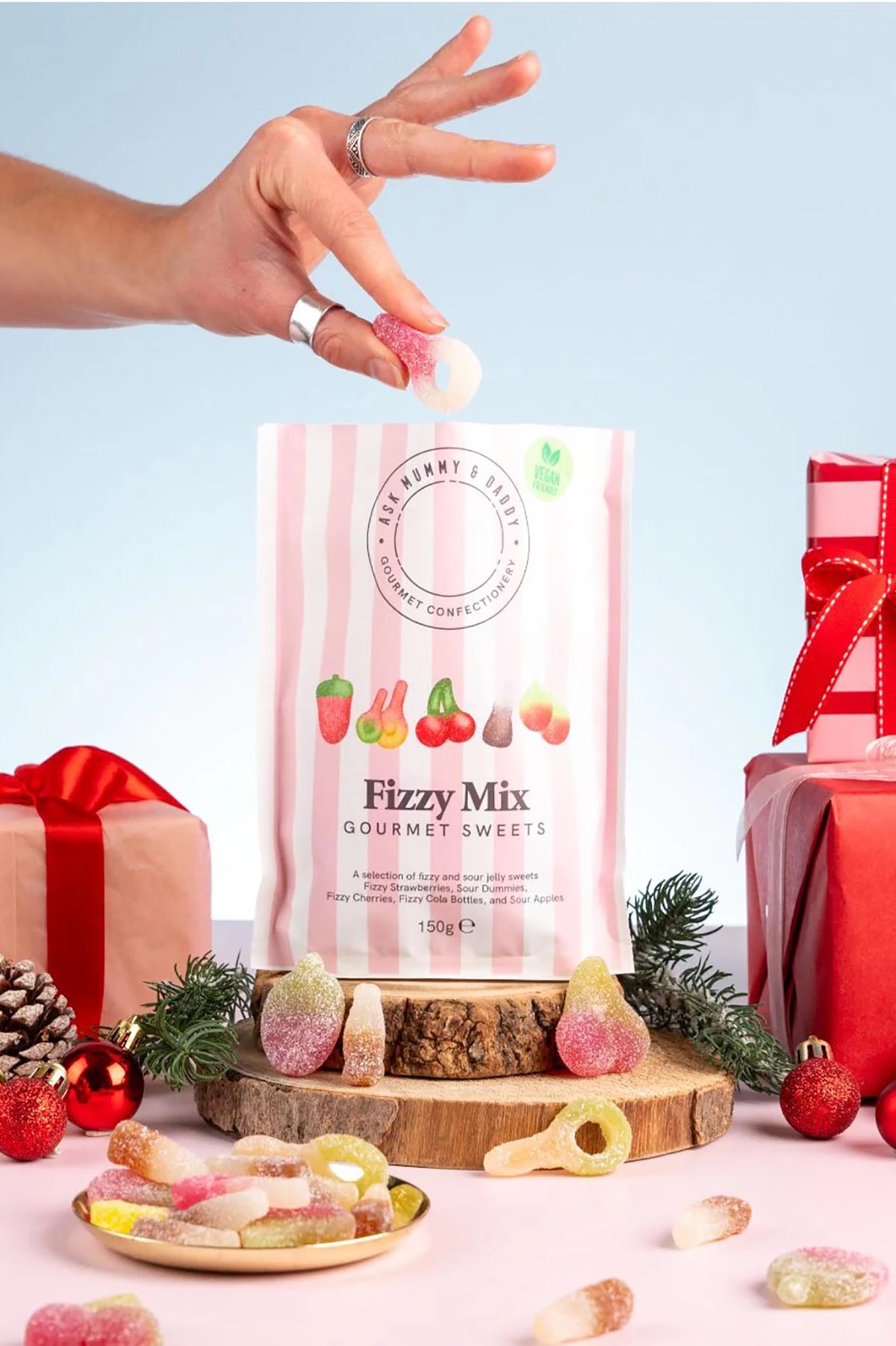 Fizzy Fruit Mix gourmet gummies share bag by Ask Mummy And Daddy!